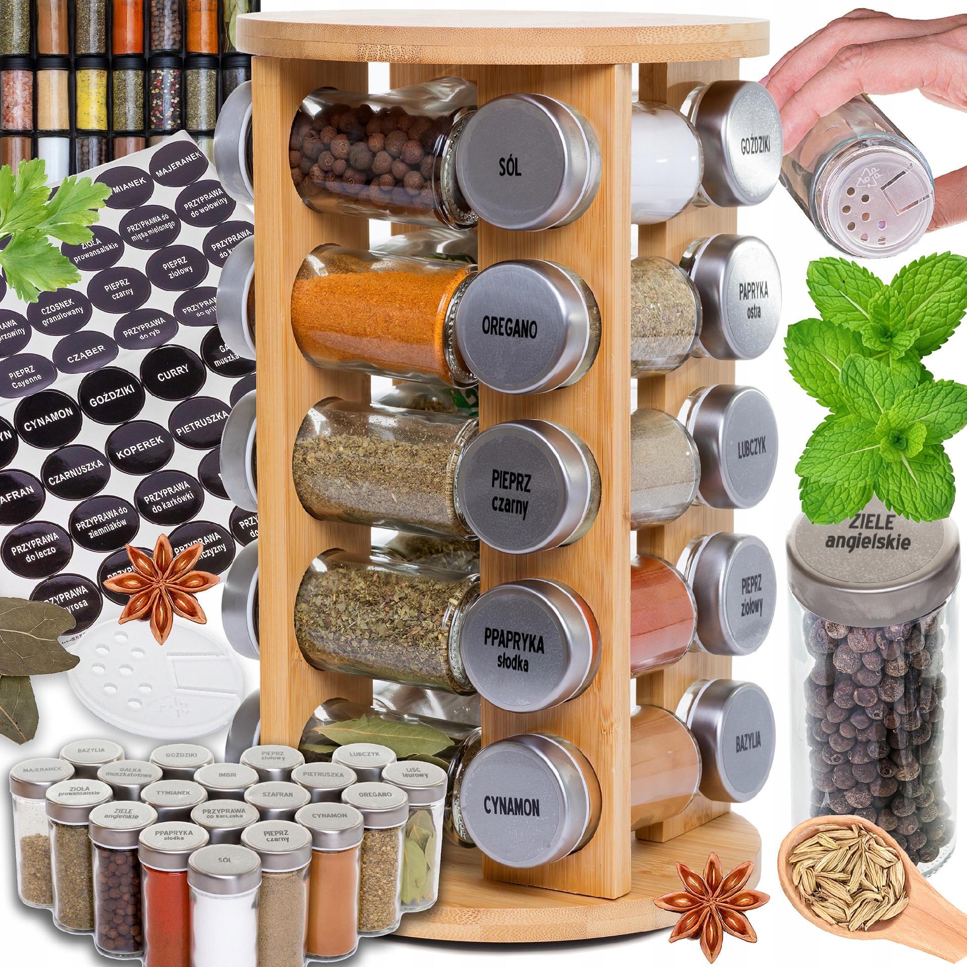 STOJAK NA PRZYPRAWY 20EL. NR:6058