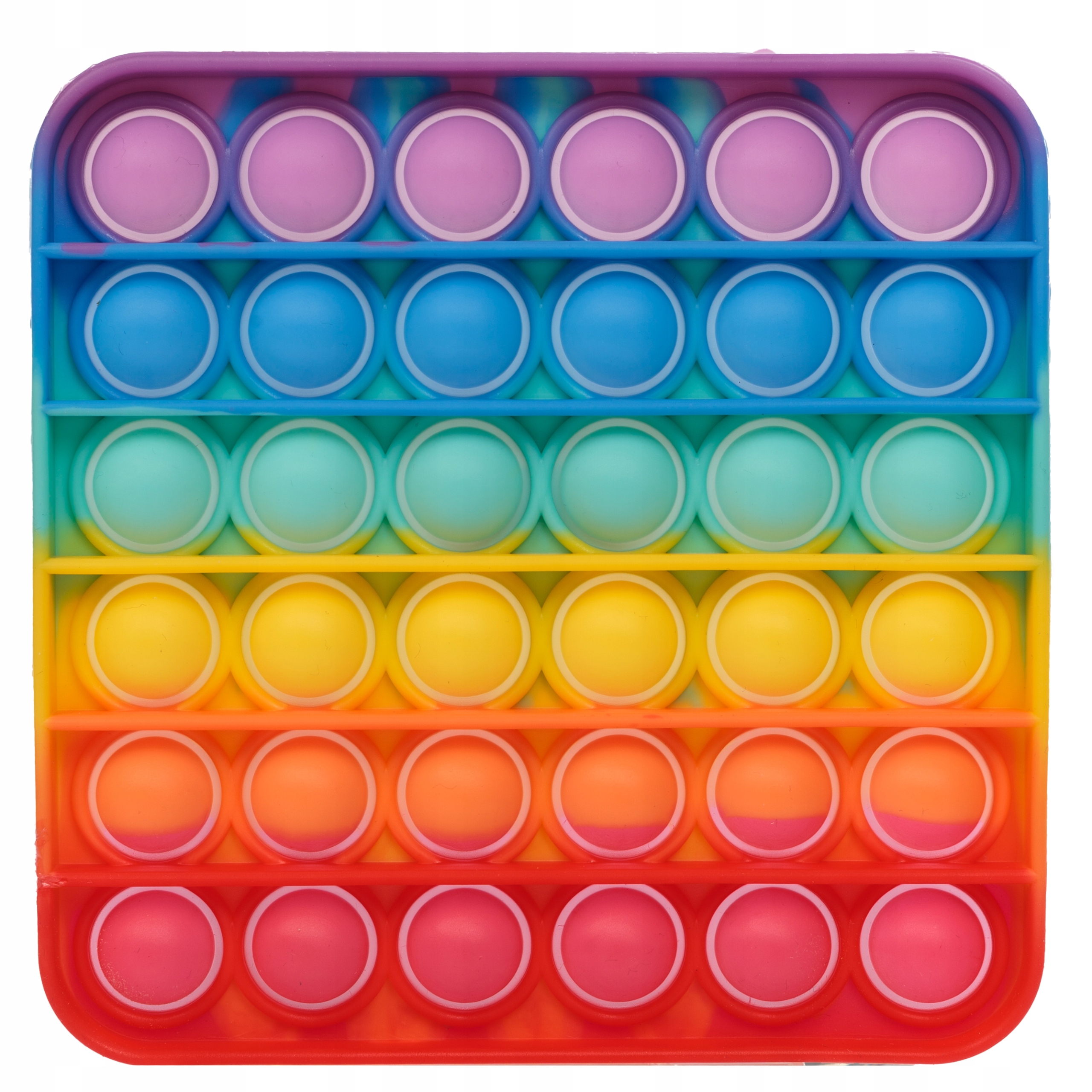 ZABAWKA SENSORYCZNA KWADRAT RAINBOW