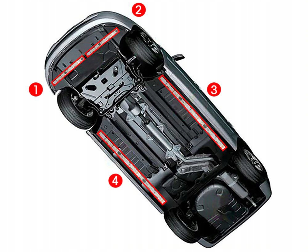 ŚWIATŁA LED 90-120 ANDROID - TUNNING AUTA