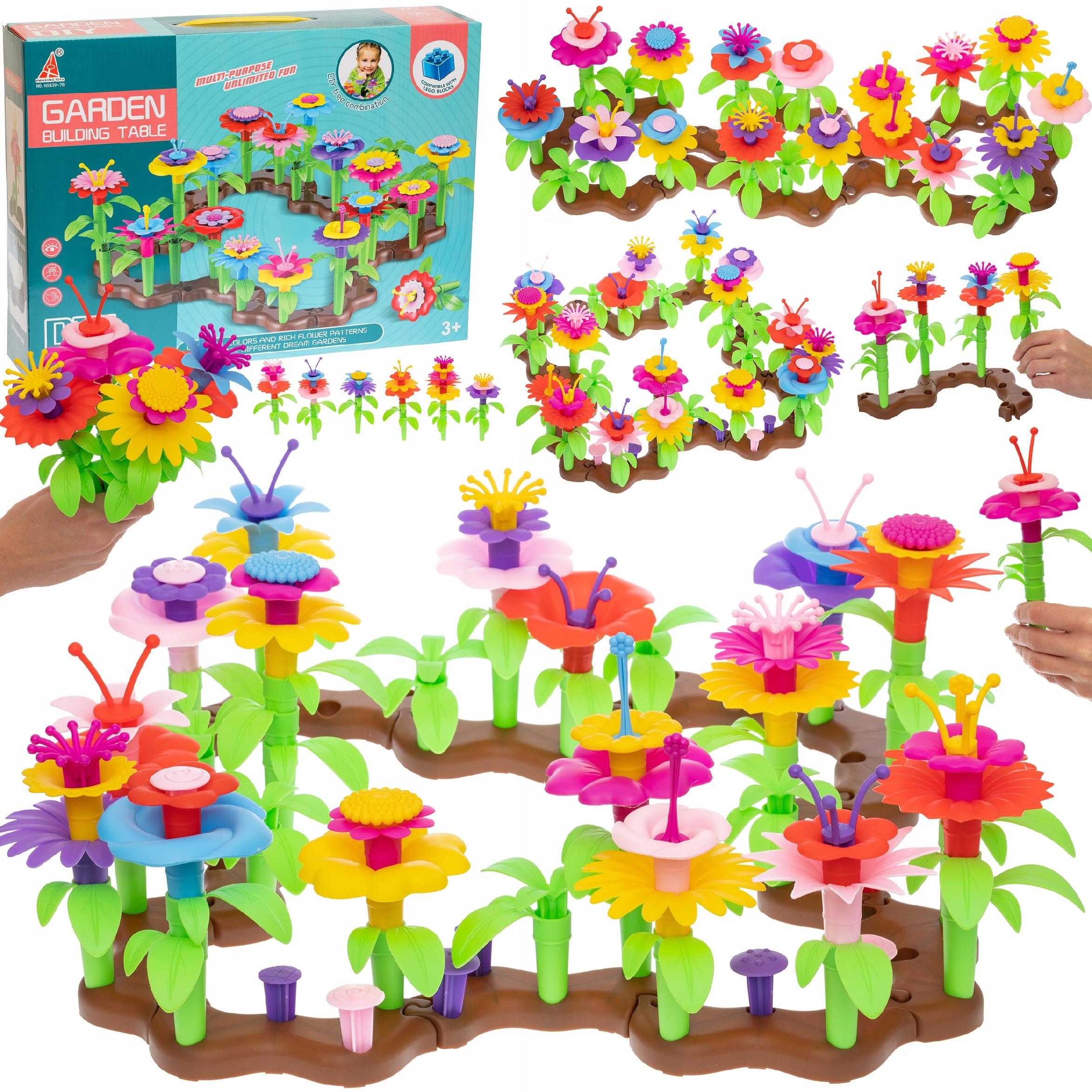 KLOCKI KWIATY MINI 104 EL. NR:7710