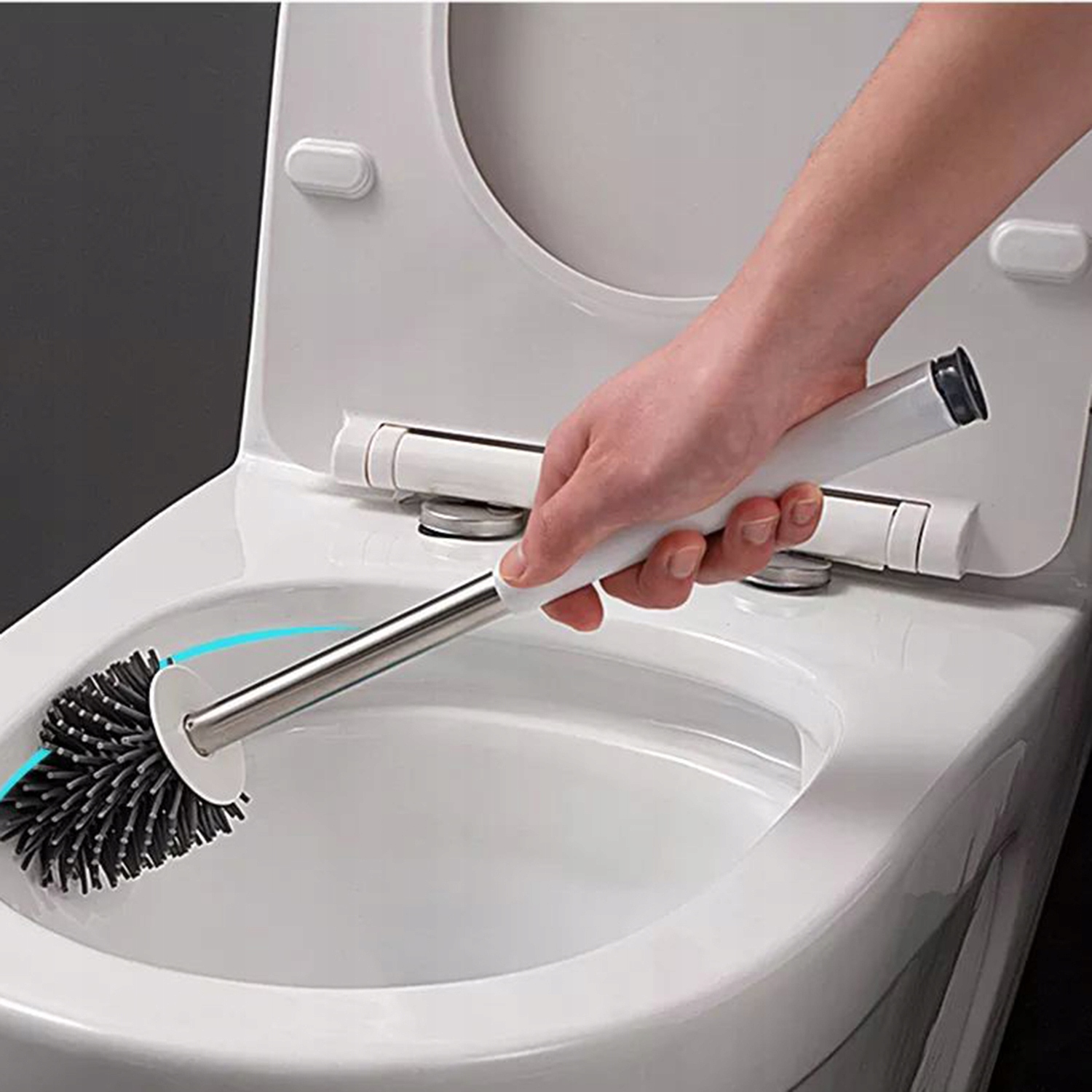 SZCZOTKA SILIKONOWA DO WC TRINGLE