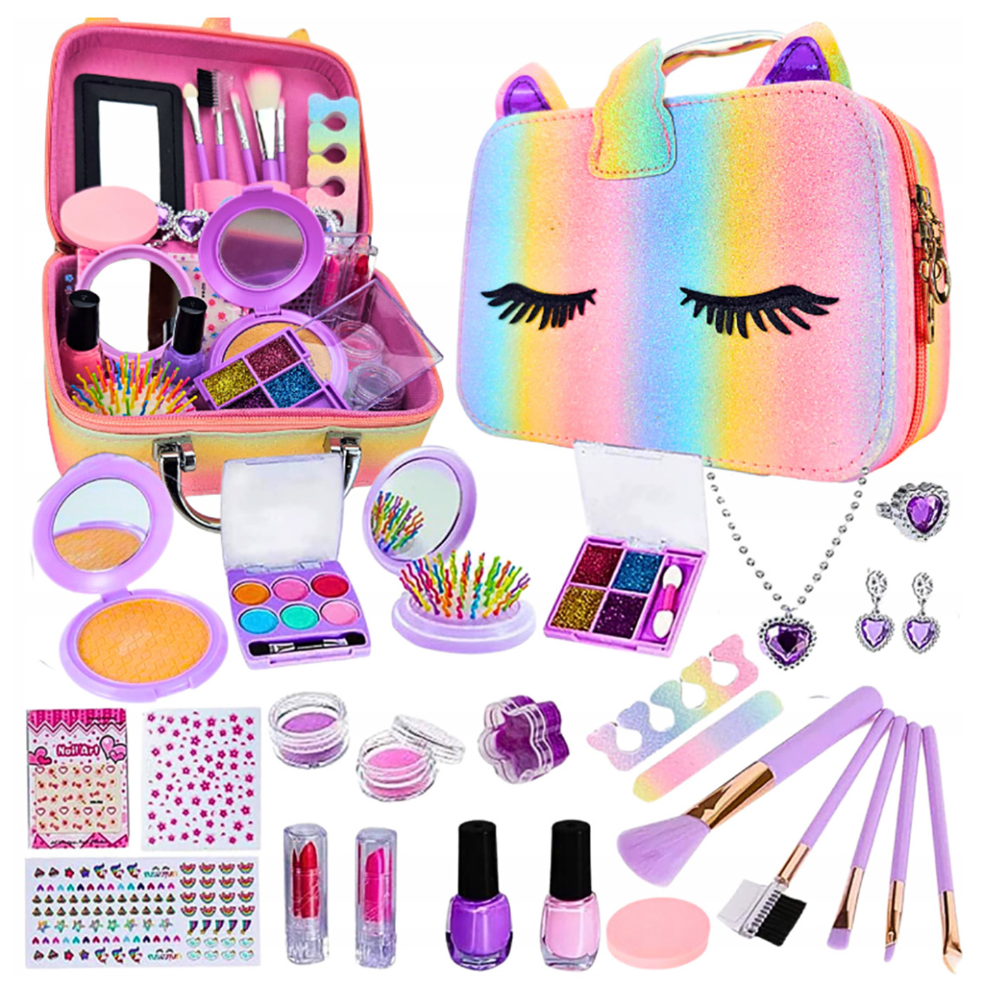 KUFEREK DO MAKIJAZU RAINBOW NEW NR:9042