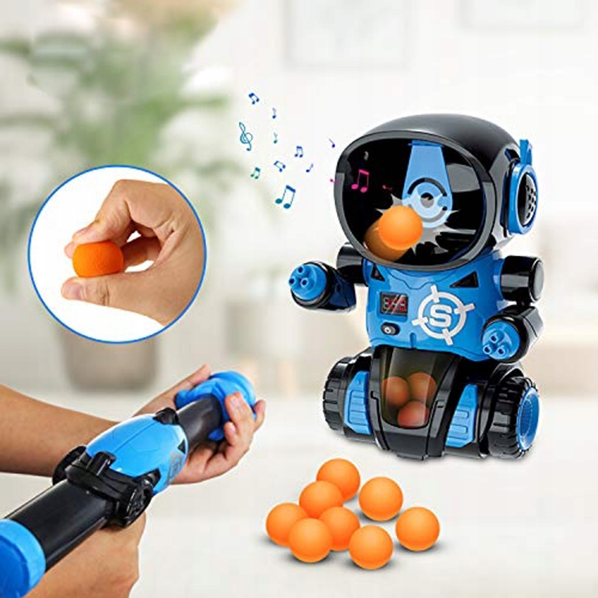 GLODNY ROBOT - STRZELANIE DO CELU NR:9059