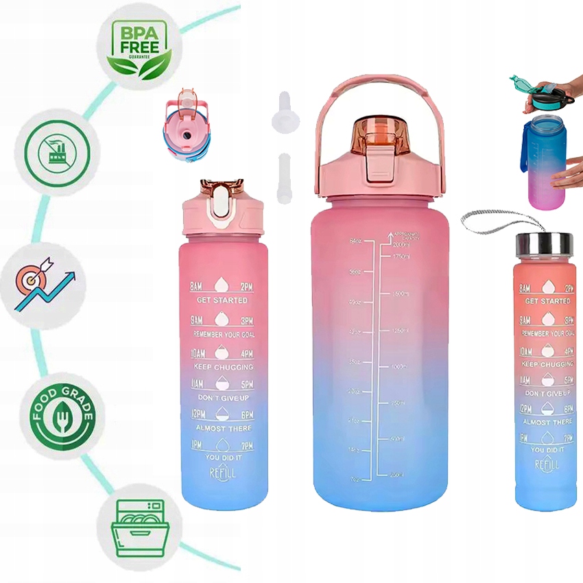 ZESTAW BIDONOW 3W1 (2L+0,8L+0,3L) NR:9974
