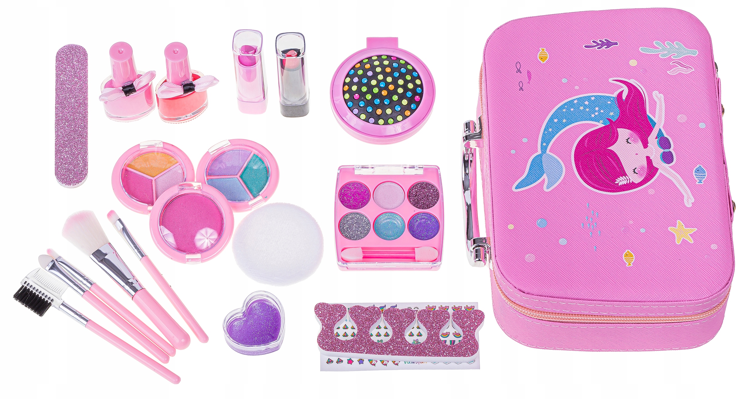 KUFEREK DO MAKIJAZU PINK NR:8076