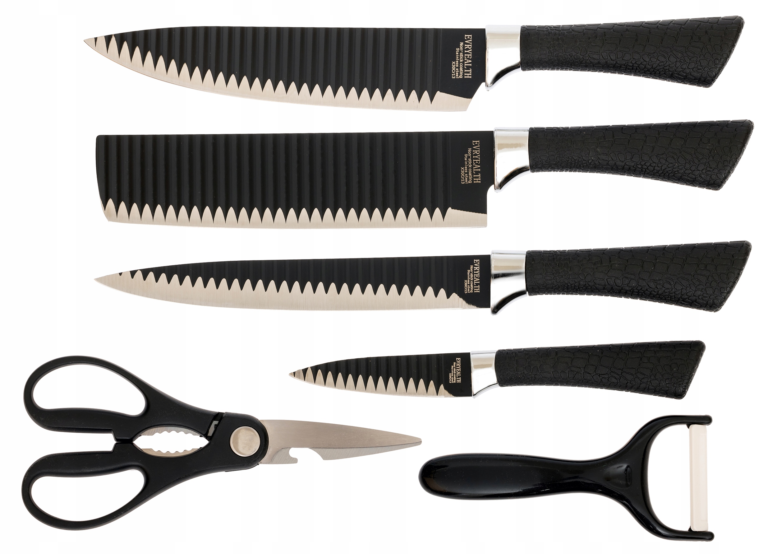 ZESTAW NOZY FALISTYCH 6EL. NR:8151