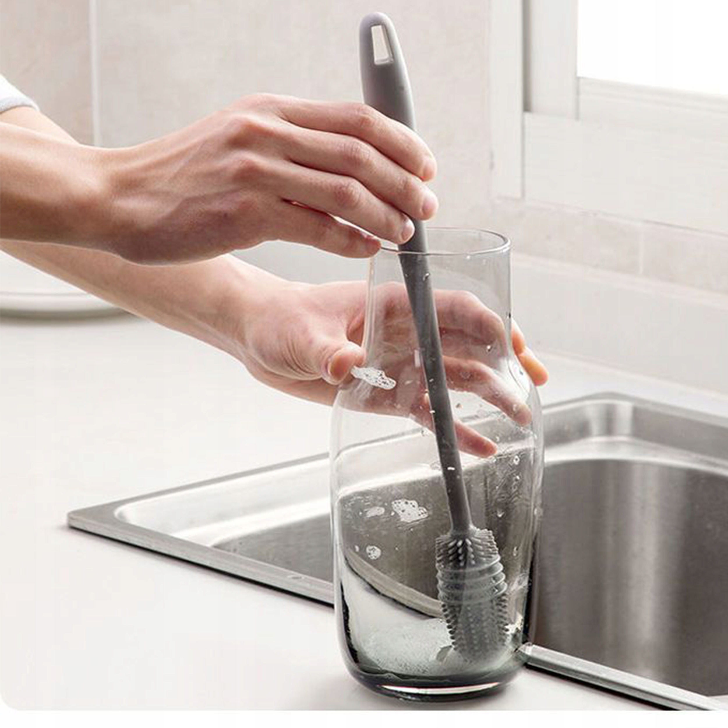 SZCZOTKA SILIKONOWA DO BUTELEK