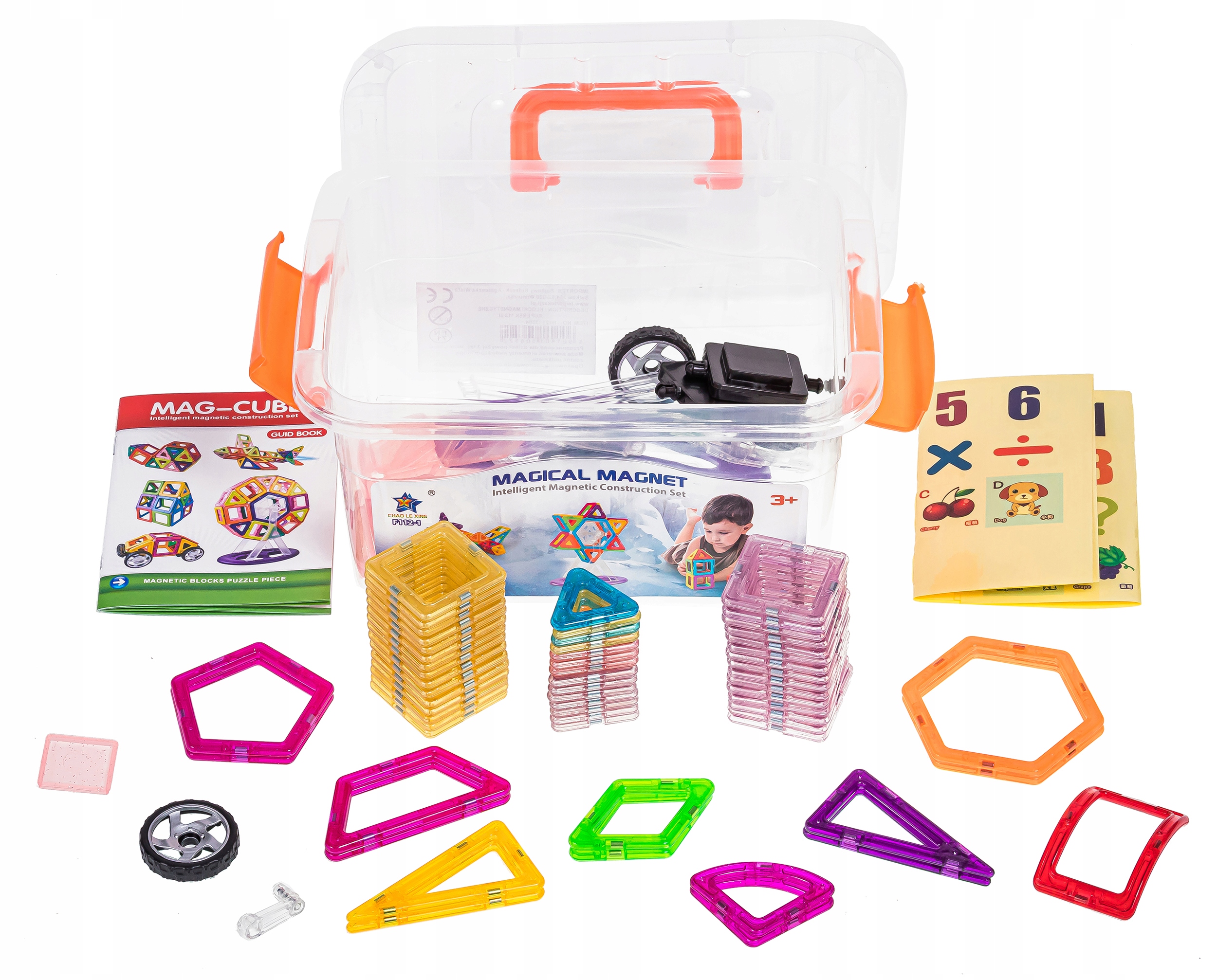 KLOCKI MAGNETYCZNE KUFEREK 112 EL. NR:6522