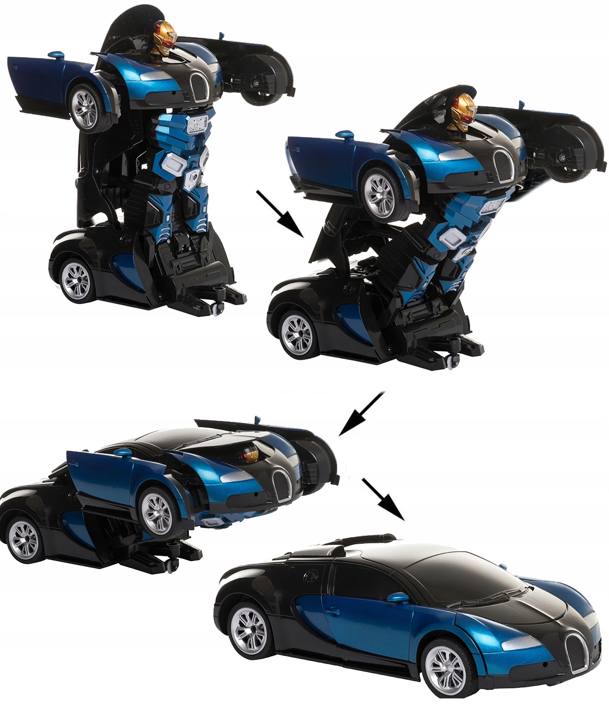 ZABAWKA 2W1 ROBOT + AUTO ”BORDO”