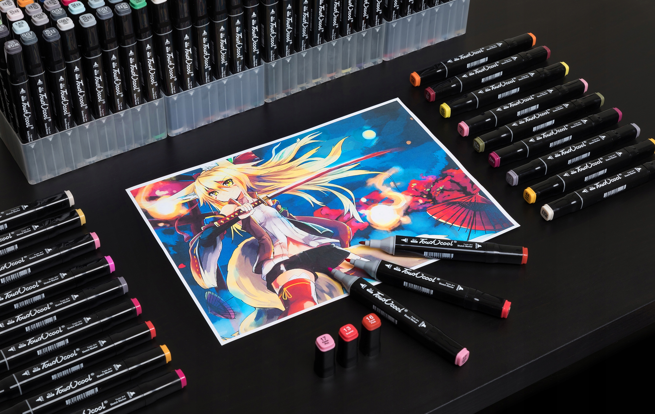 MARKERY ALKOHOLOWE SIAM-48 SZT.