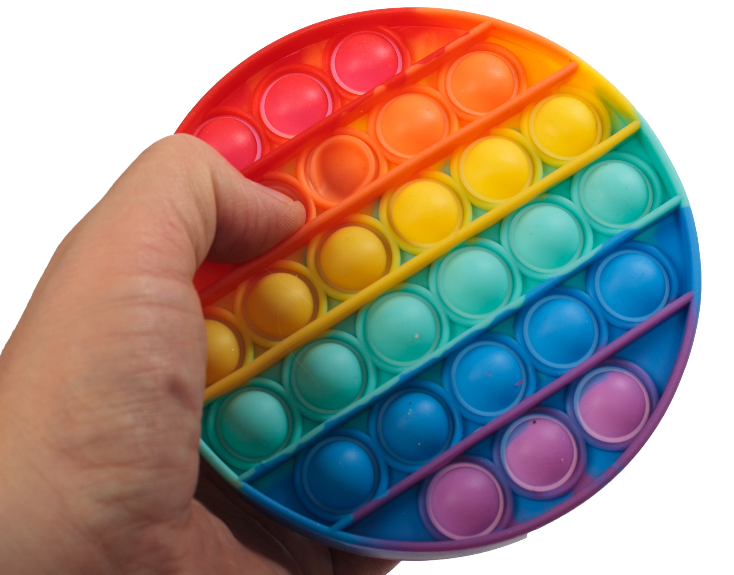 ZABAWKA SENSORYCZKA KOLO RAINBOW