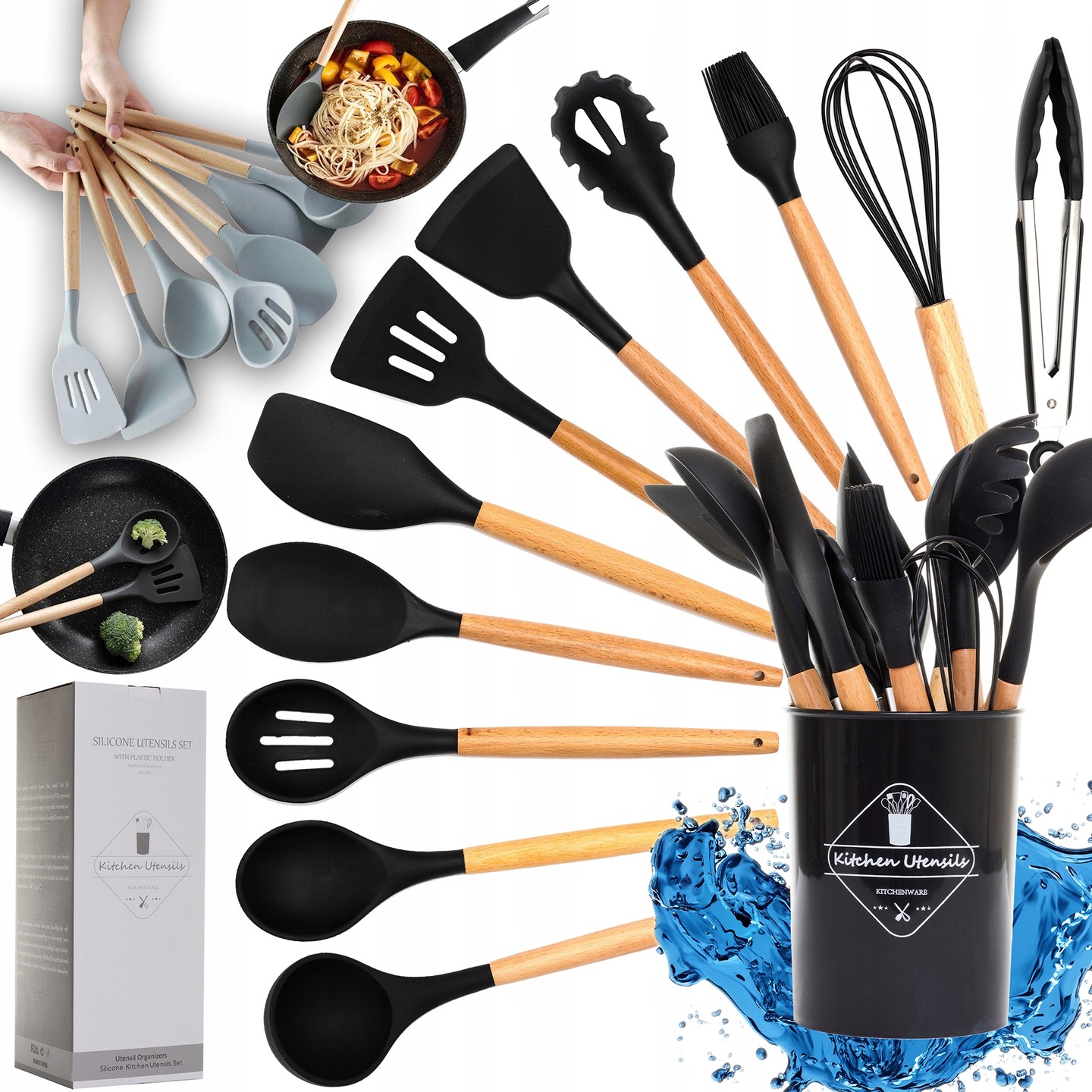 ZESTAW DO KUCHNI - PRZYBORY SILIKON NR:5617