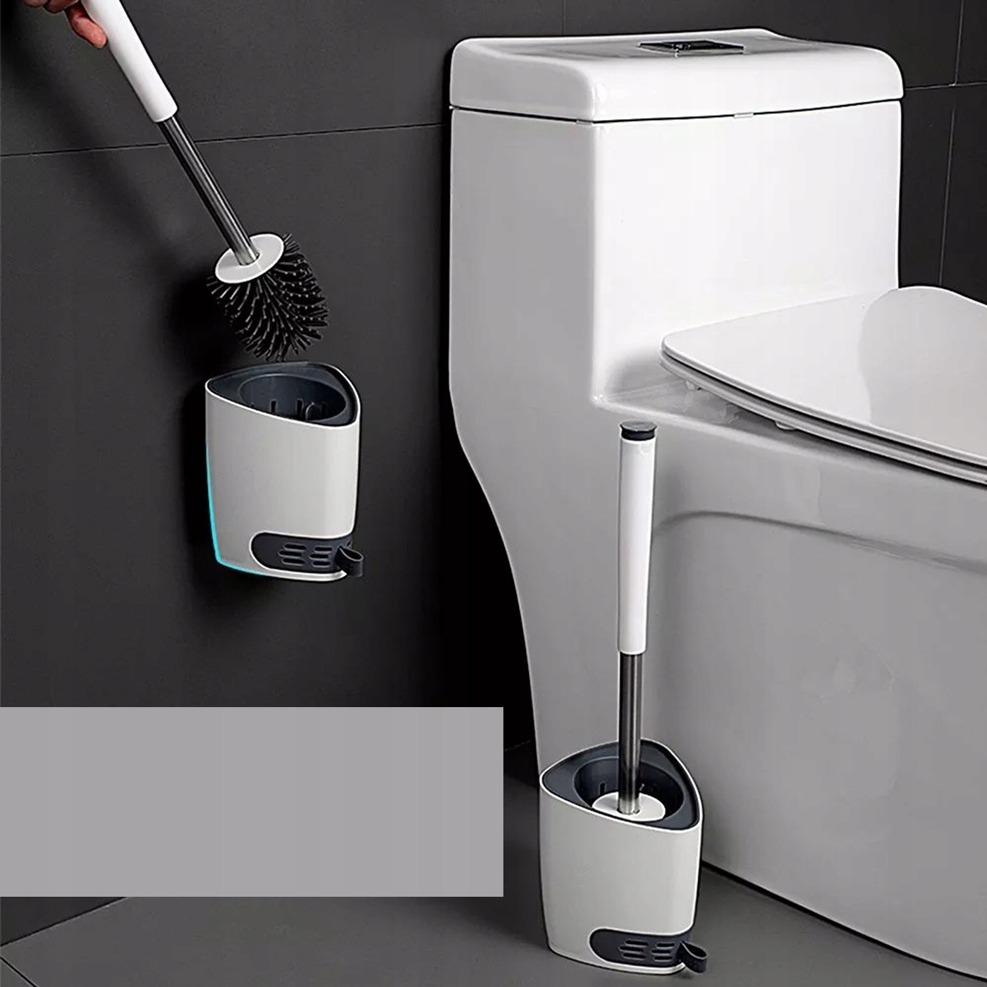 SZCZOTKA SILIKONOWA DO WC TRINGLE