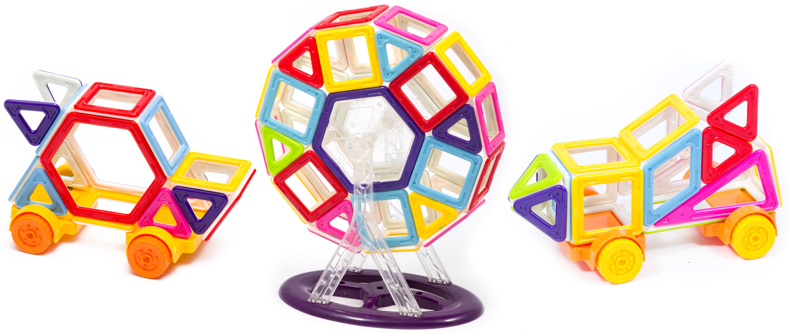 KLOCKI MAGNETYCZNE NOWE 76EL.