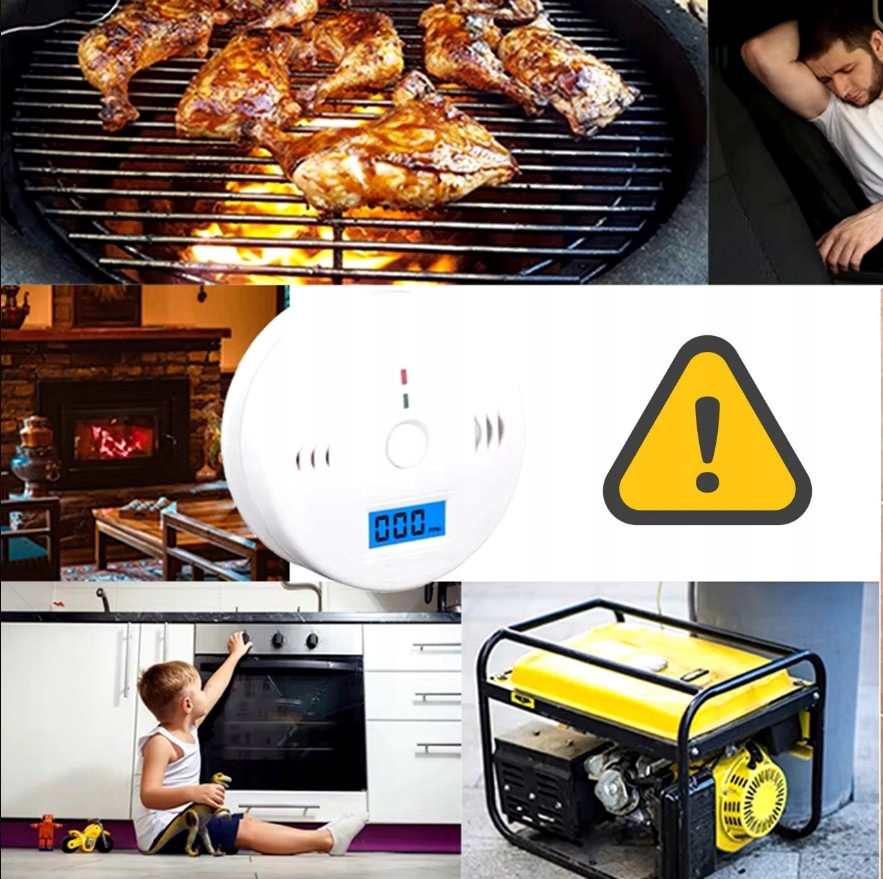 CZUJNIK CZADU DETEKTOR DYMU