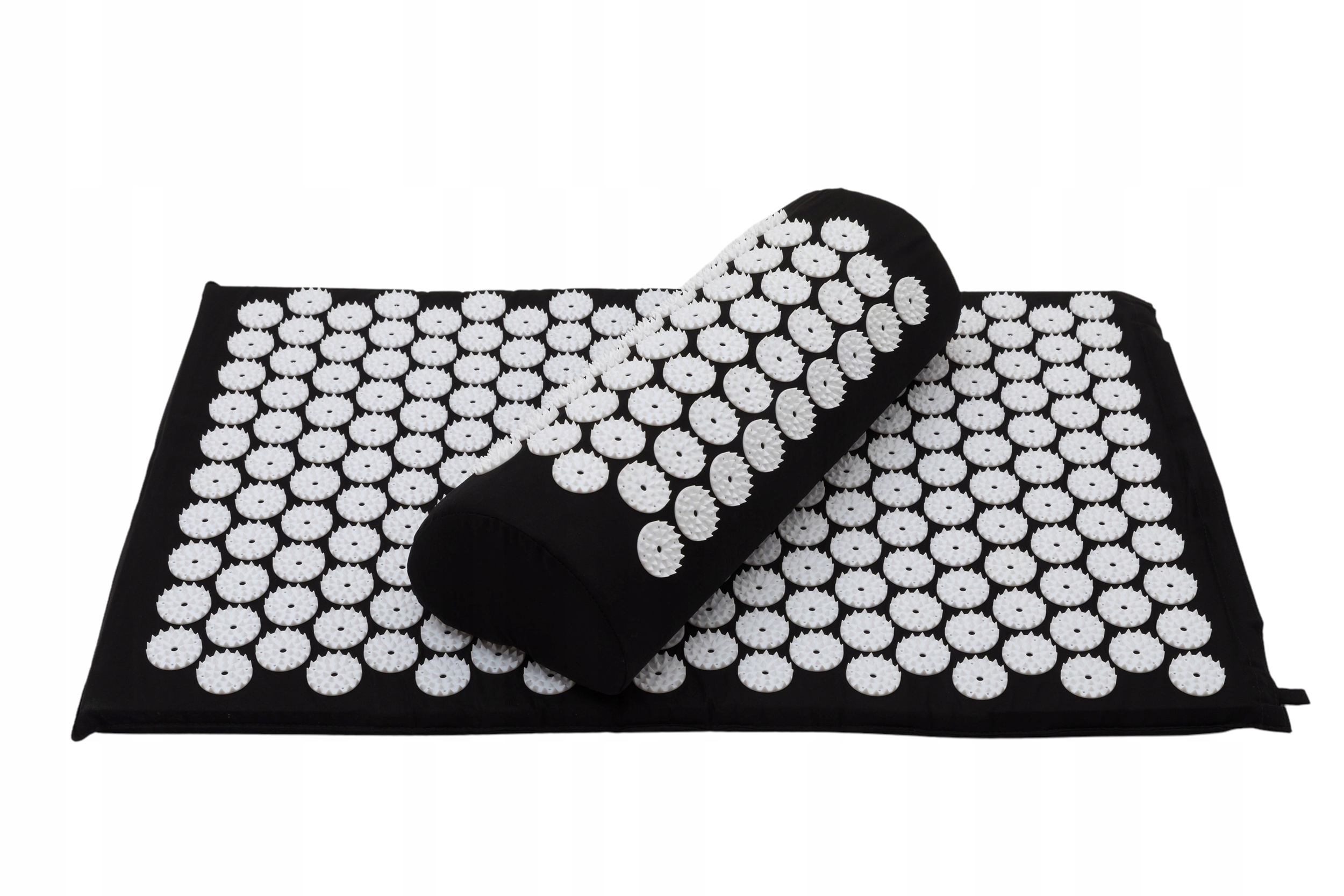 MATA DO AKUPRESURY CZARNA + PODUSZKA