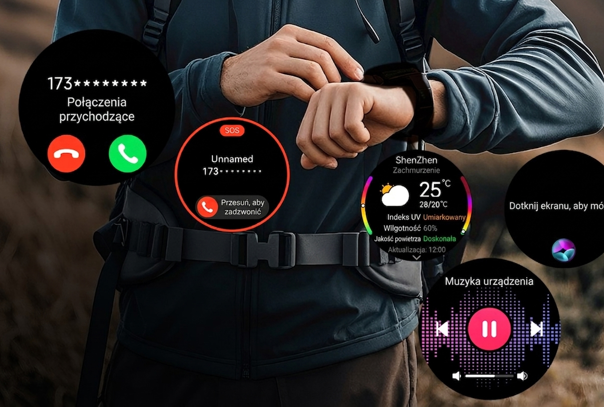 CUBOT GT5 rozmowy Bluetooth powiadomienia SMS WhatsApp Messenger