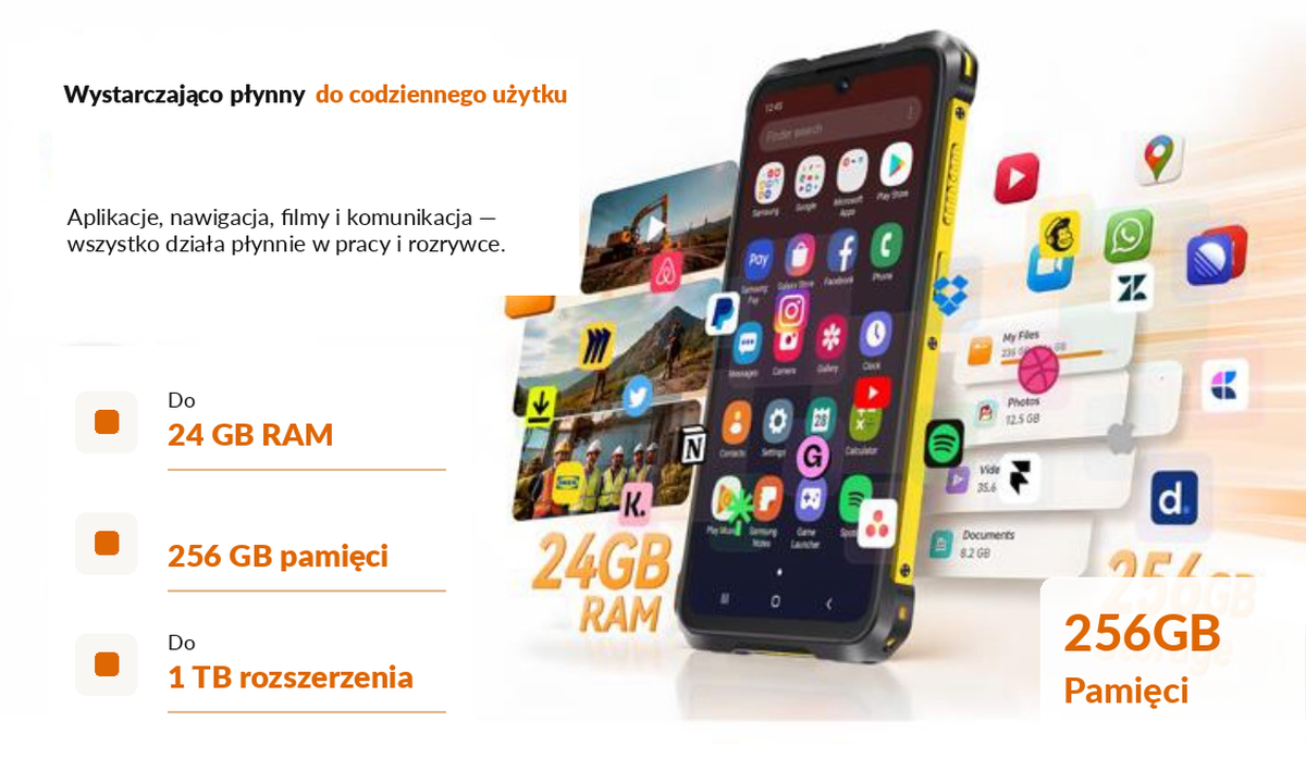 Android 16 Google Play i AI Gemini w CUBOT KingKong ES 5