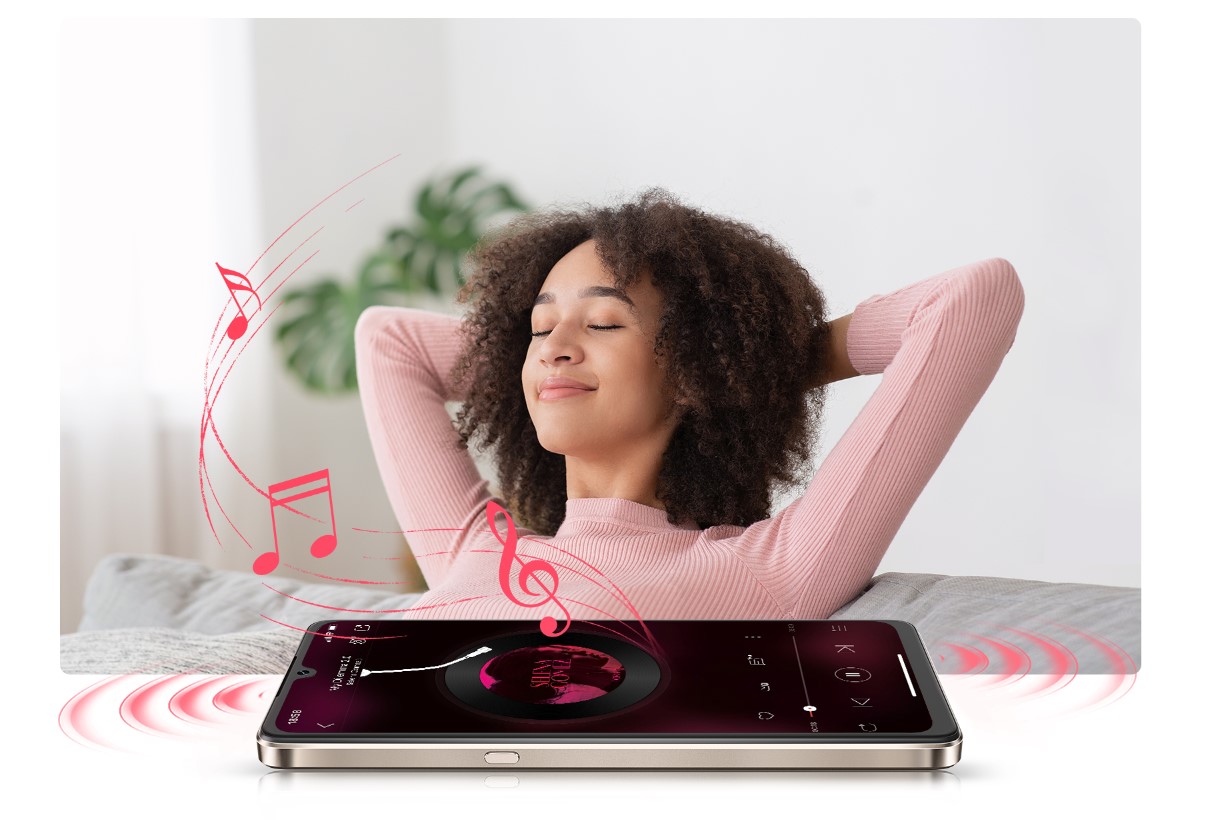Cubot X100 – stereo i funkcje AI Cubot X100 – głośniki stereo