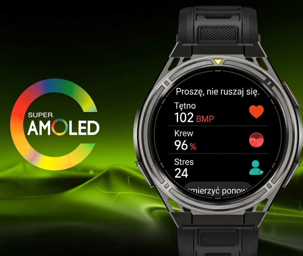 CUBOT GT5 ekran AMOLED 1,43 cala 466x466 Always On Display