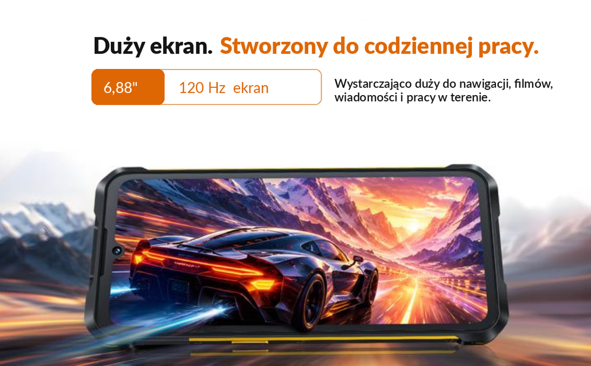 CUBOT KingKong ES 5 ekran 6,88 cala 120 Hz