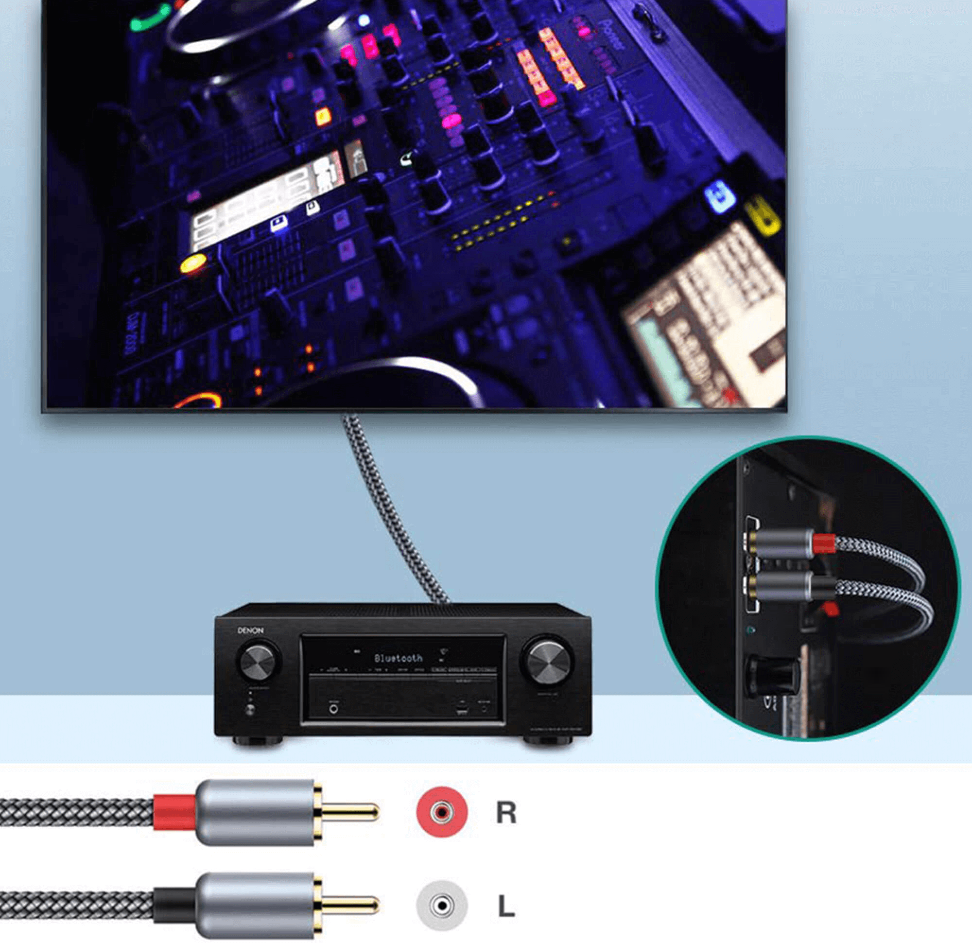 REAGLE KABEL 2RCA - 2RCA CINCH PRO OFC HQ AUDIO STEREO 1.5M_1