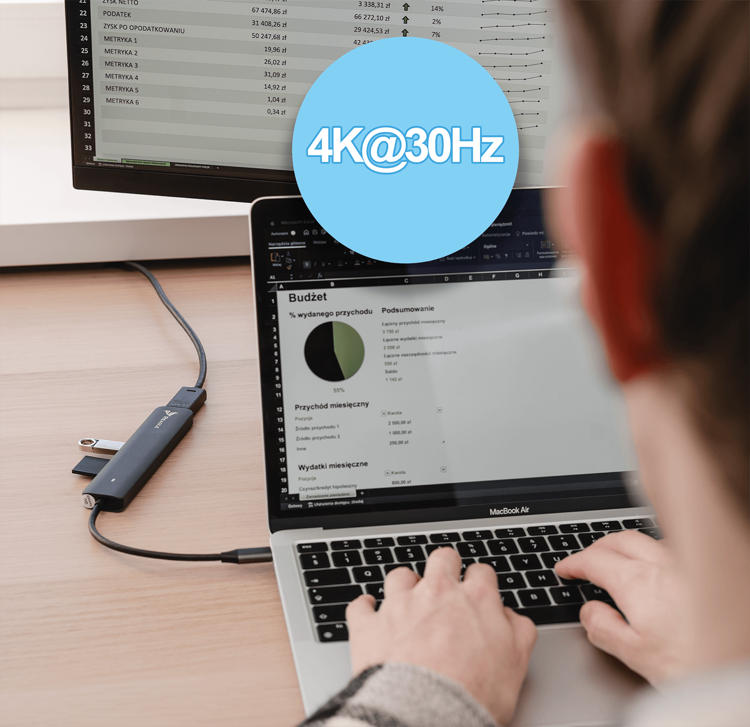 REAGLE HUB USB-C 3.1 HDMI 4K PD 100W SD TF ADAPTER 7in1 Apple M1 M2 Leser_1