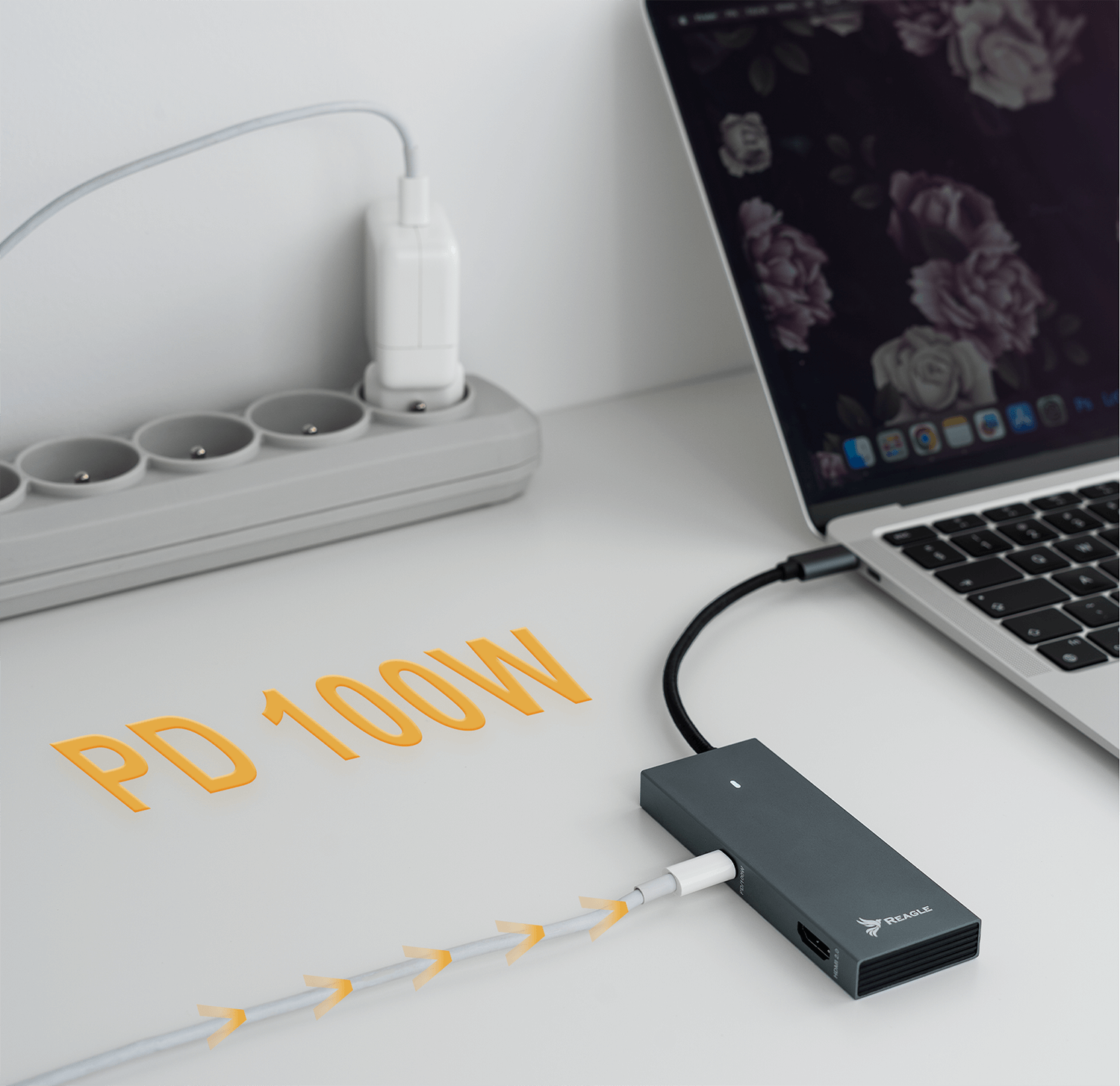 REAGLE HUB USB-C HDMI 4K 60Hz 2K 144Hz 2x USB C PD 100W 3x USB 3.2 M1 M2_2
