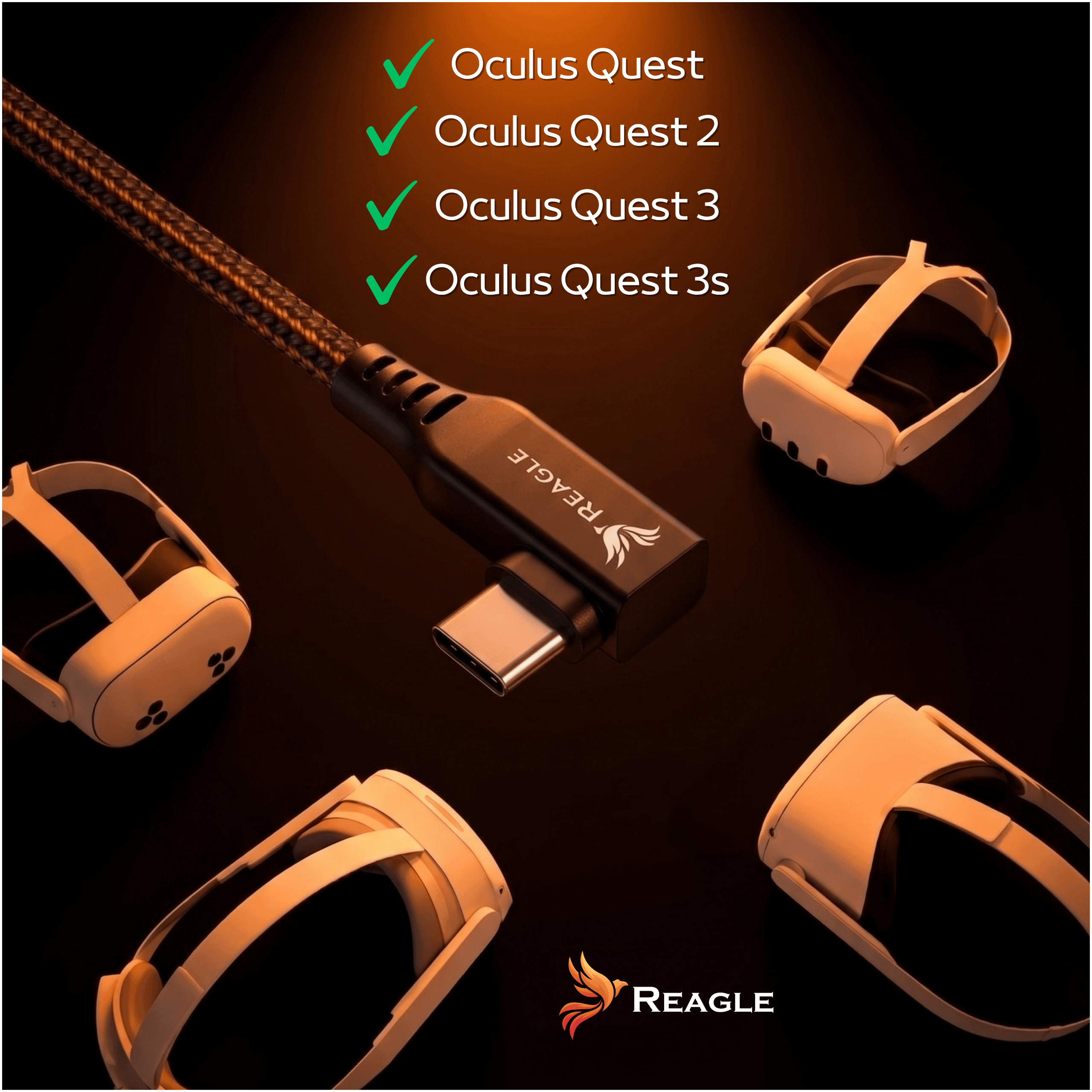 Reagle kabel USB-C Meta Quest VR Link 5m