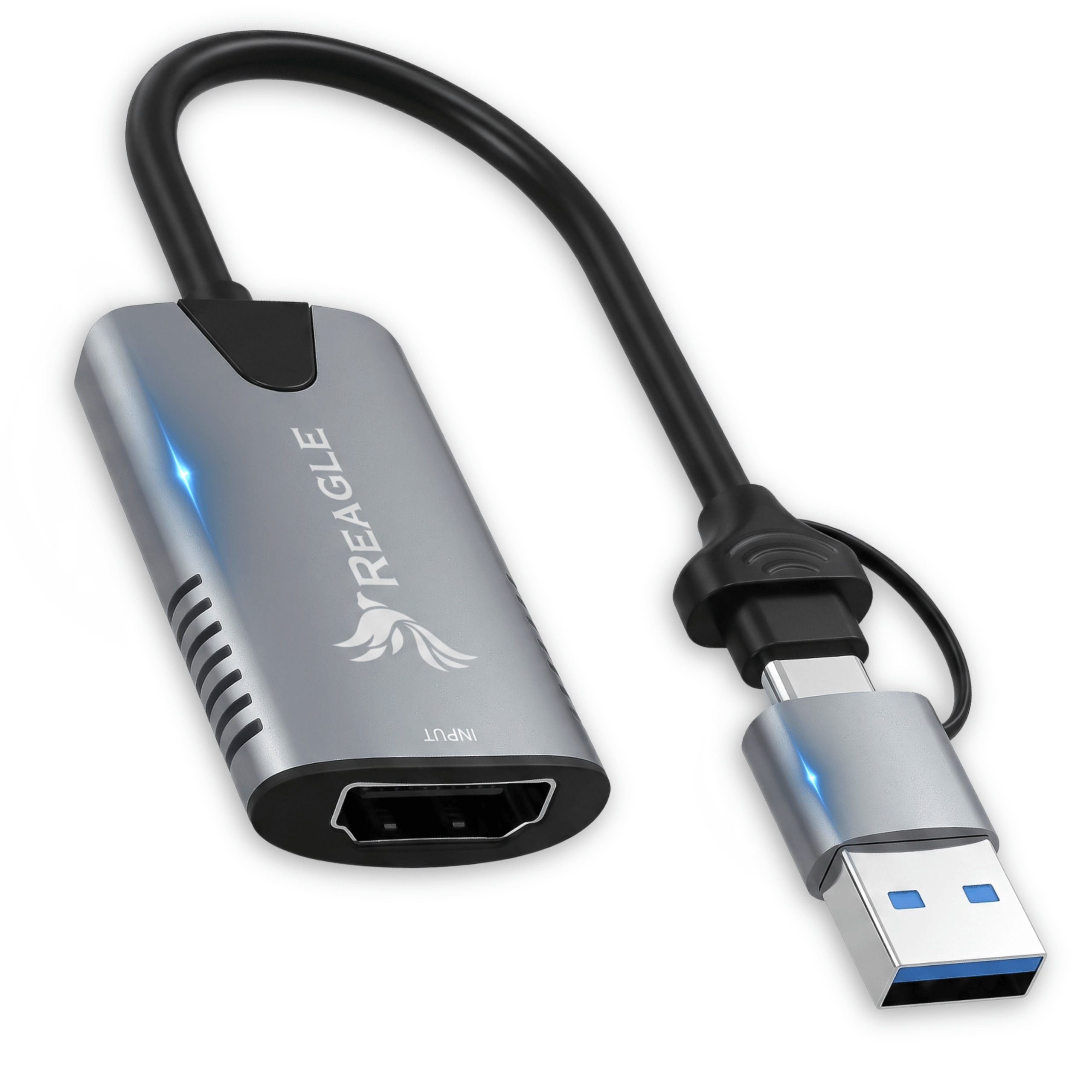Video grabber HDMI 2w1 Reagle 4K USB USB-C Capture Card