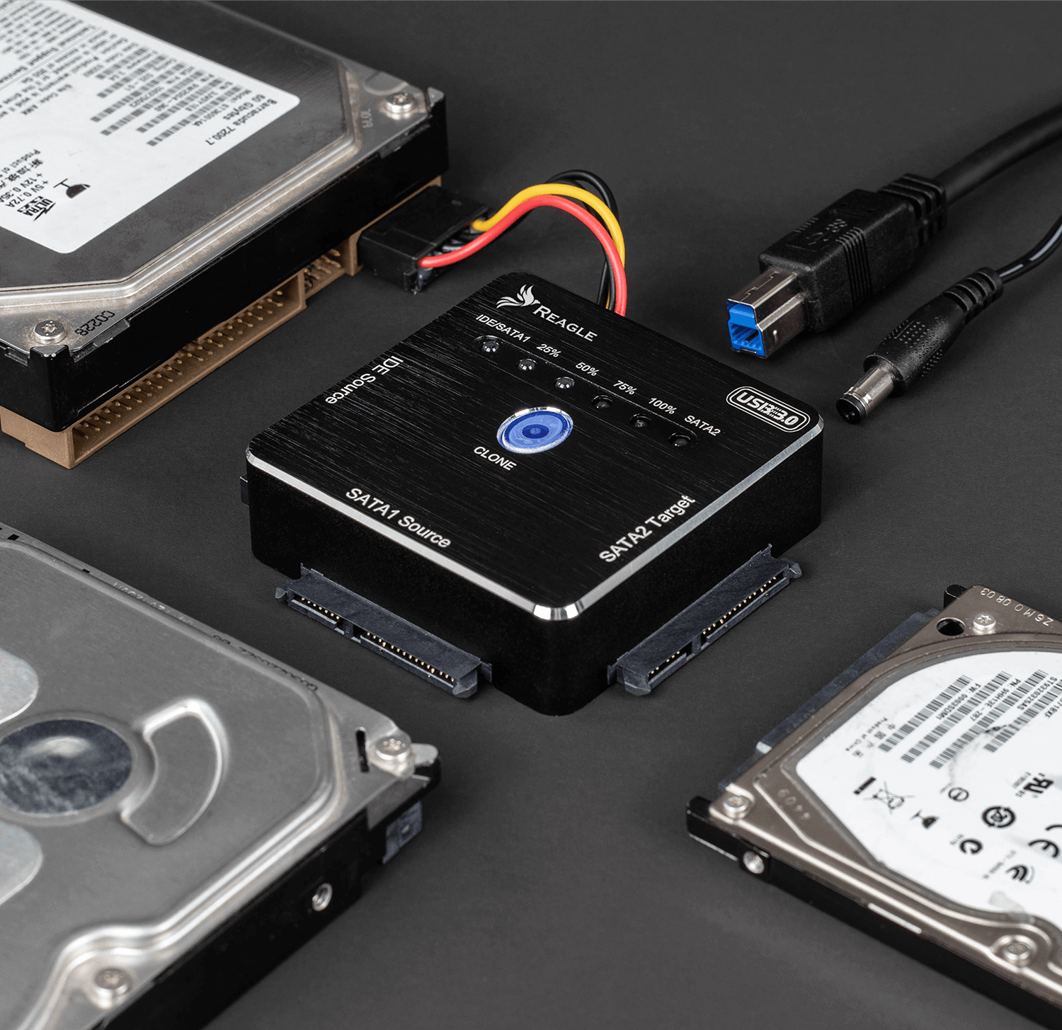 REAGLE MOSTEK USB SATA III IDE HDD SSD KLONOWANIE DYSKÓW_1