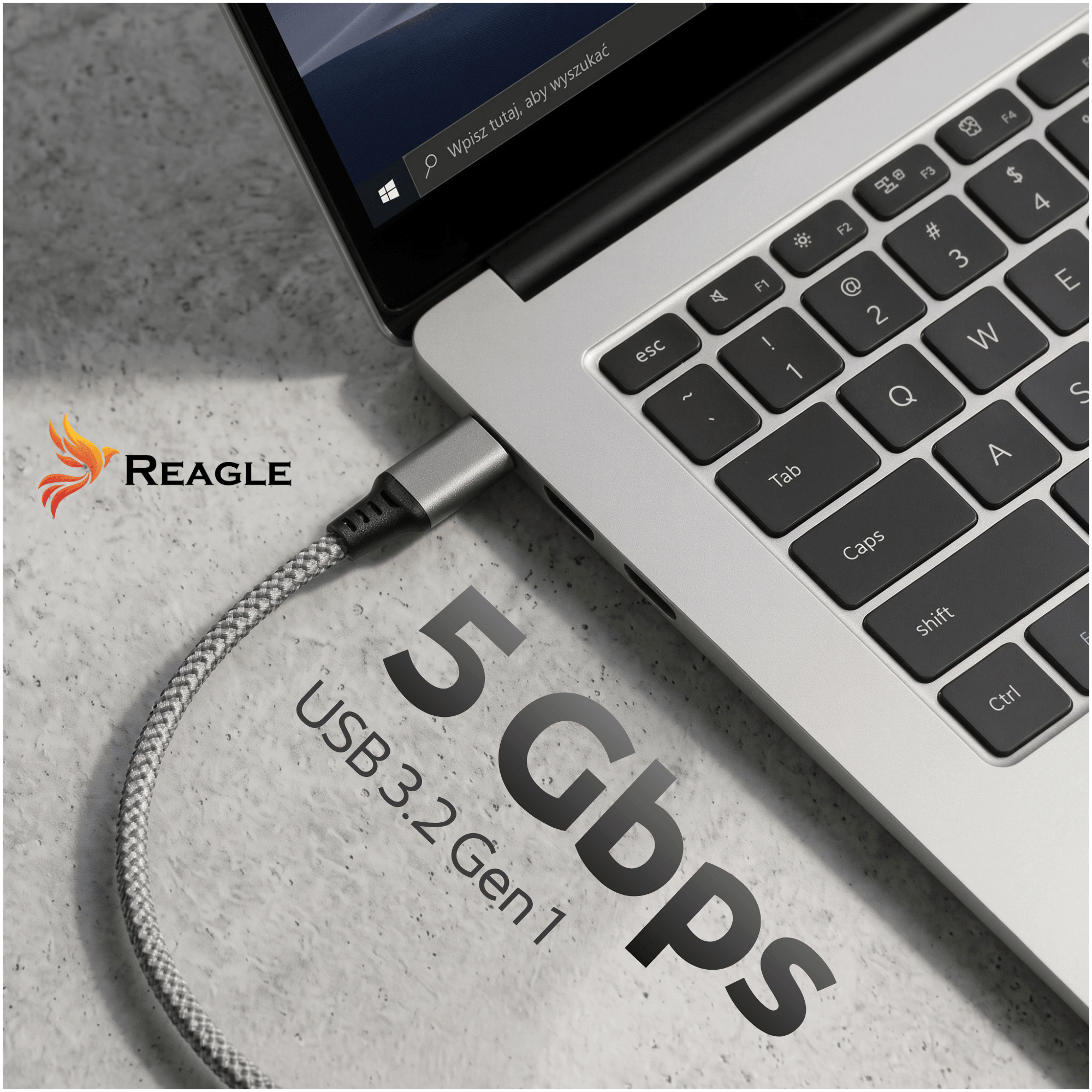 Reagle RPCA20P USB 3.2 Gen 1 transfer do 5 Gb/s