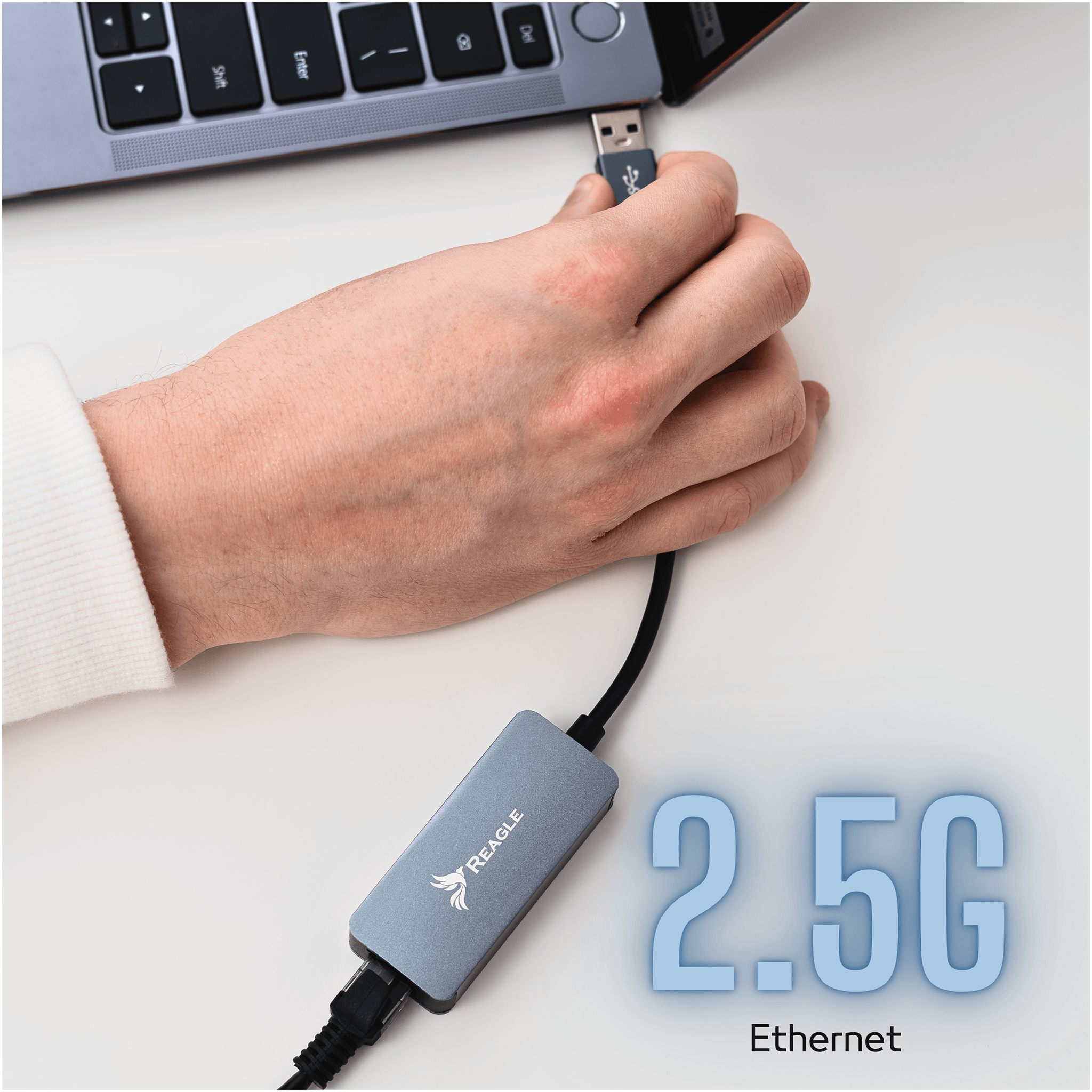 Reagle adapter USB LAN RJ45 2.5Gbps