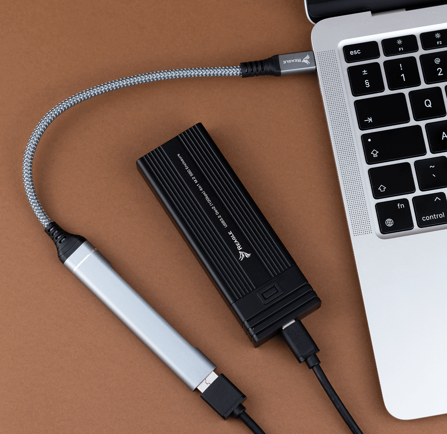 Reagle HUB Rozdzielacz Portów USB-C na 4x USB-A_2