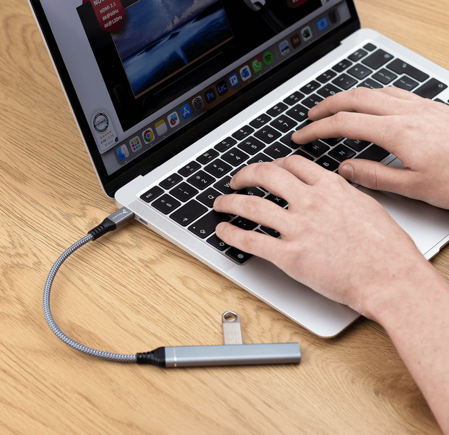 Reagle HUB Rozdzielacz Portów USB-C na 4x USB-A_1