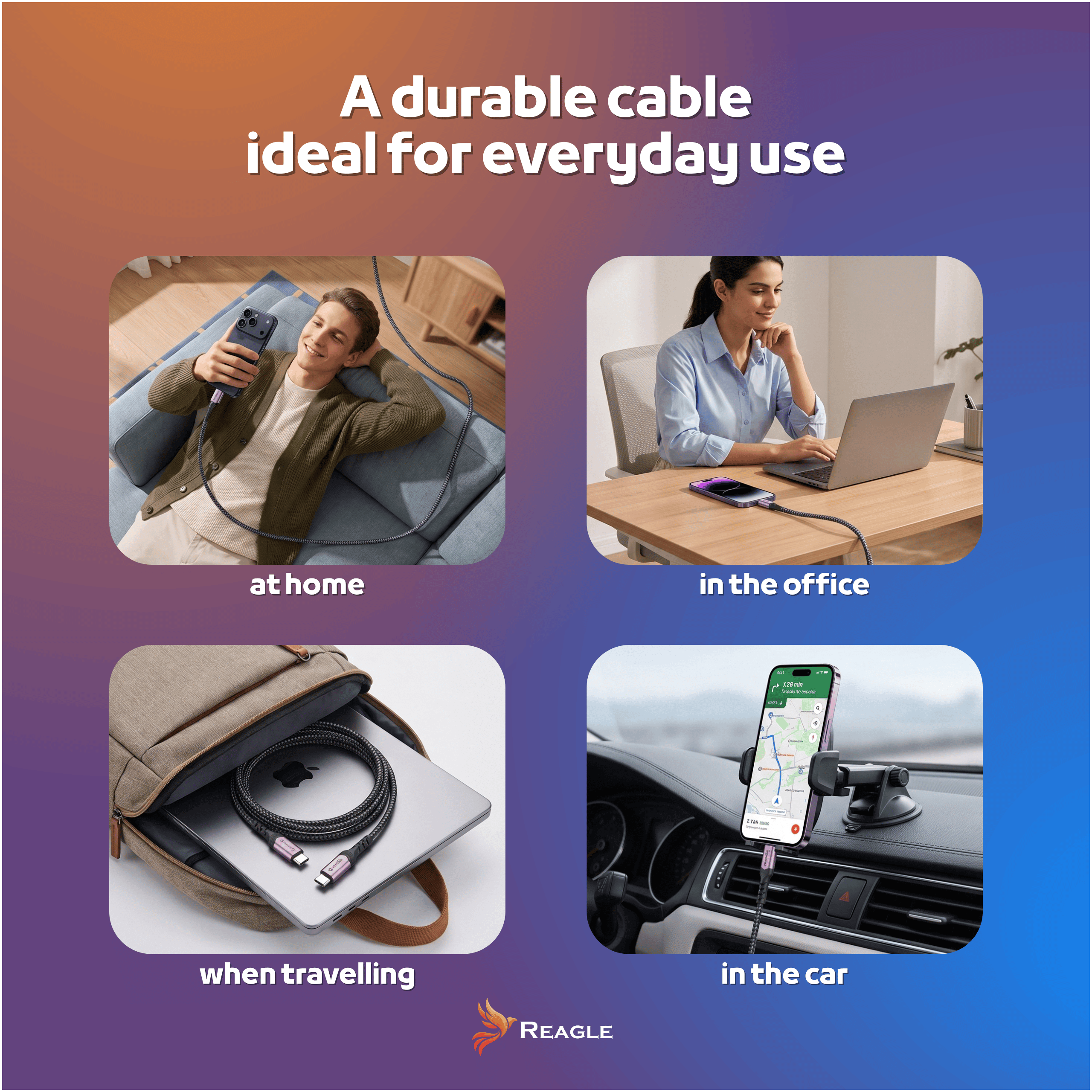 Reagle USB C Power Delivery 240W kabel