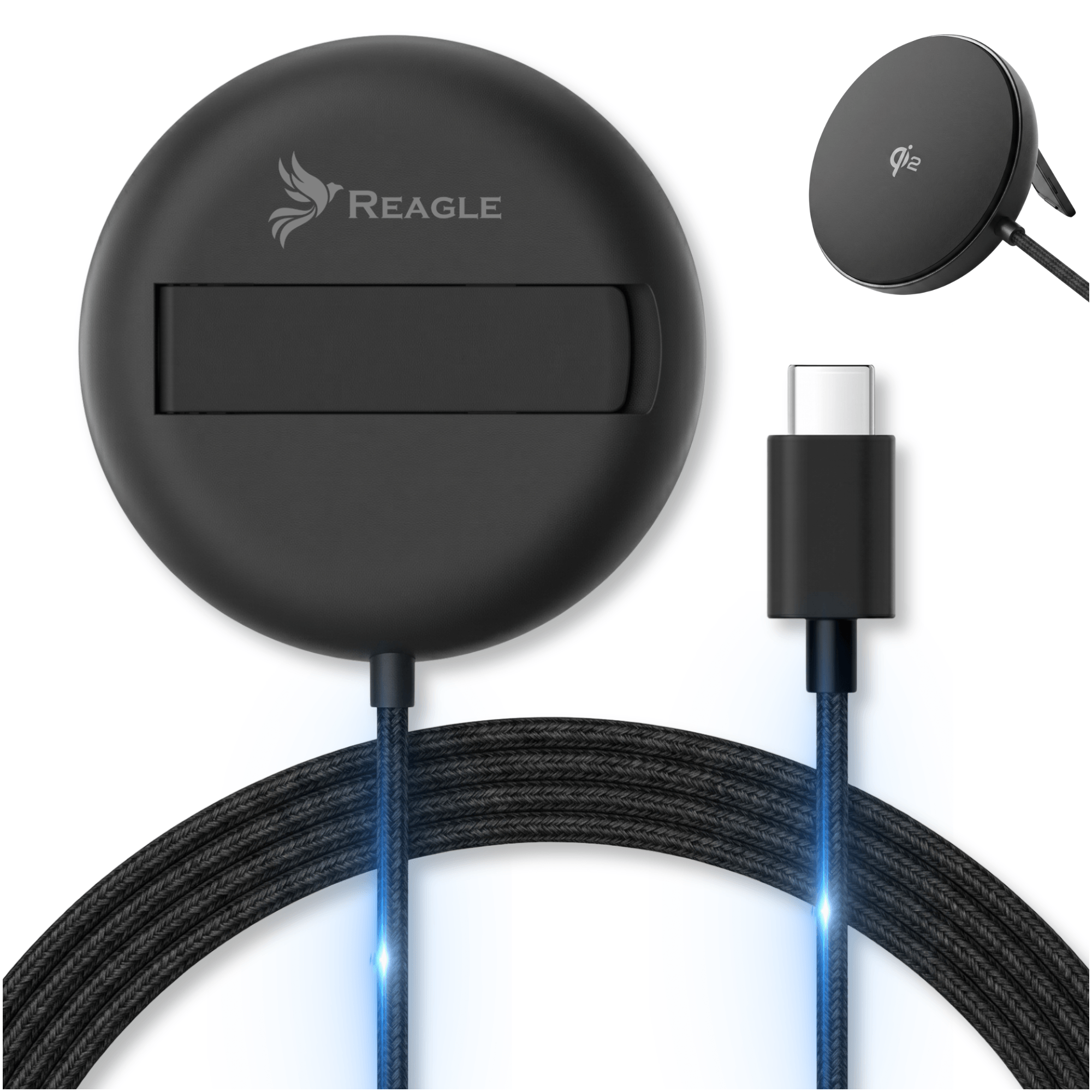 Ładowarka indukcyjna MagSafe / Qi2 15 W USB-C do Apple i Samsung