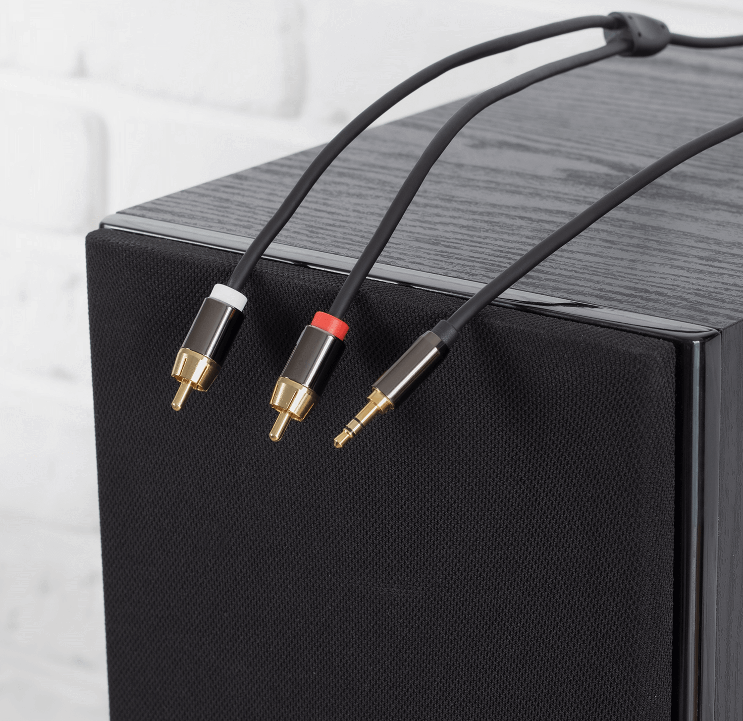REAGLE KABEL MINI JACK 2x RCA CHINCH STEREO GOLD HQ 1M_3