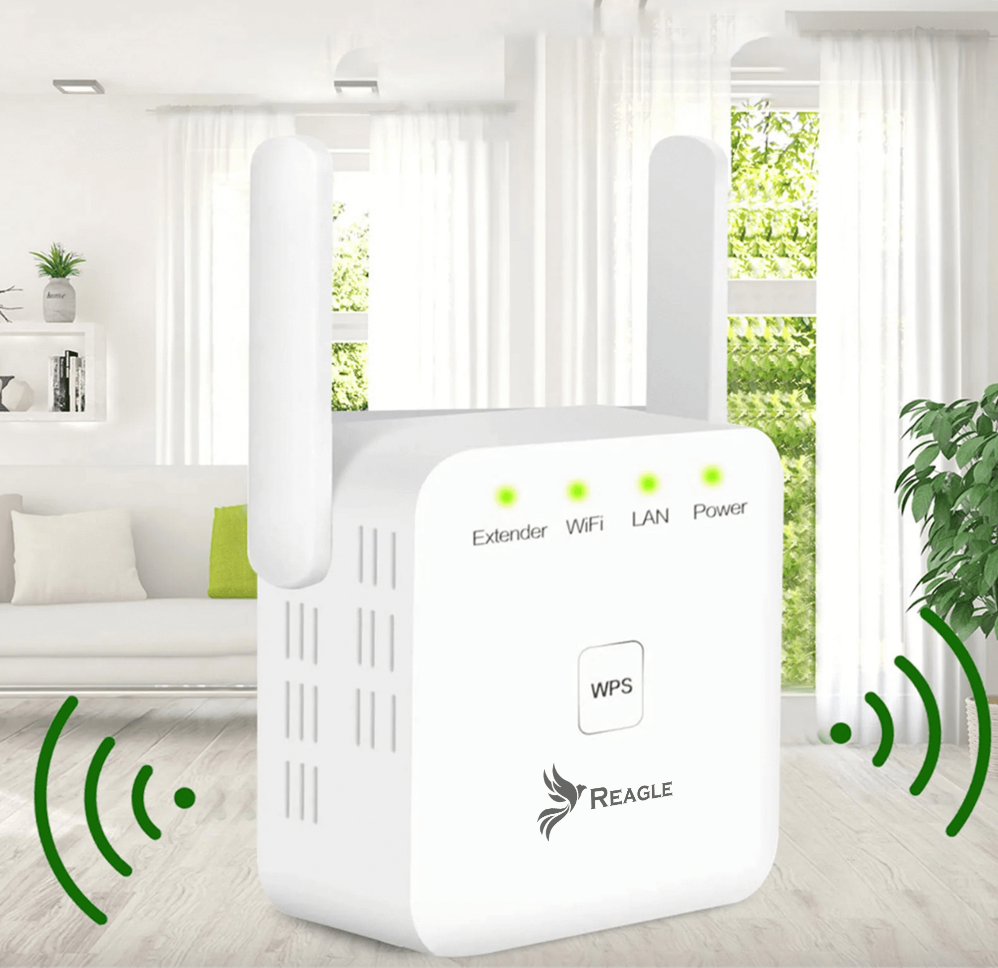 WZMACNIACZ SYGNAŁU WIFI 2.4 GHz 802.11n REAPETER 300MB/S EXTENDER Wi-Fi_3