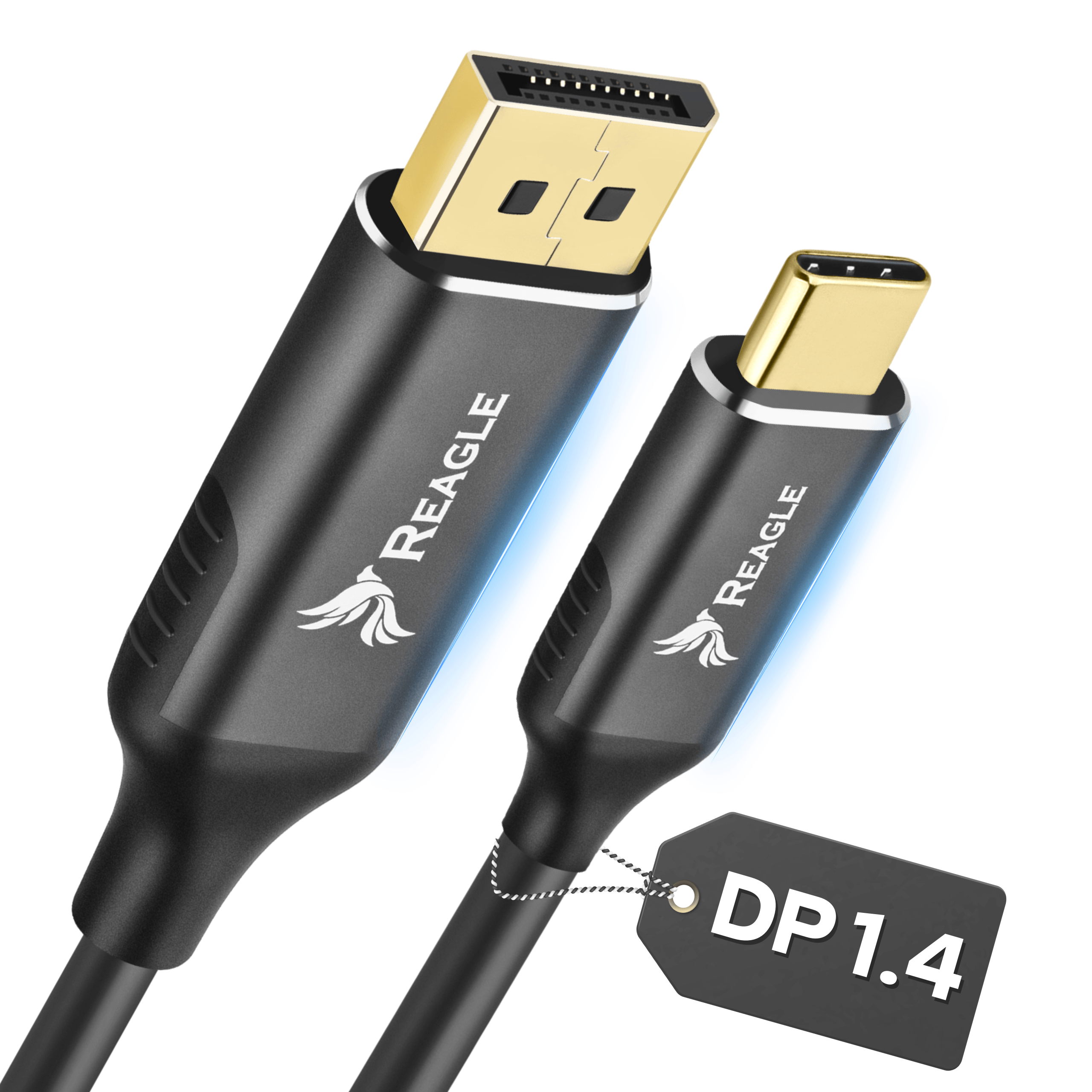 Reagle RUCD200M kabel USB-C Thunderbolt do DisplayPort DP 1.4 2m 8K 60Hz 4K 165Hz HDR
