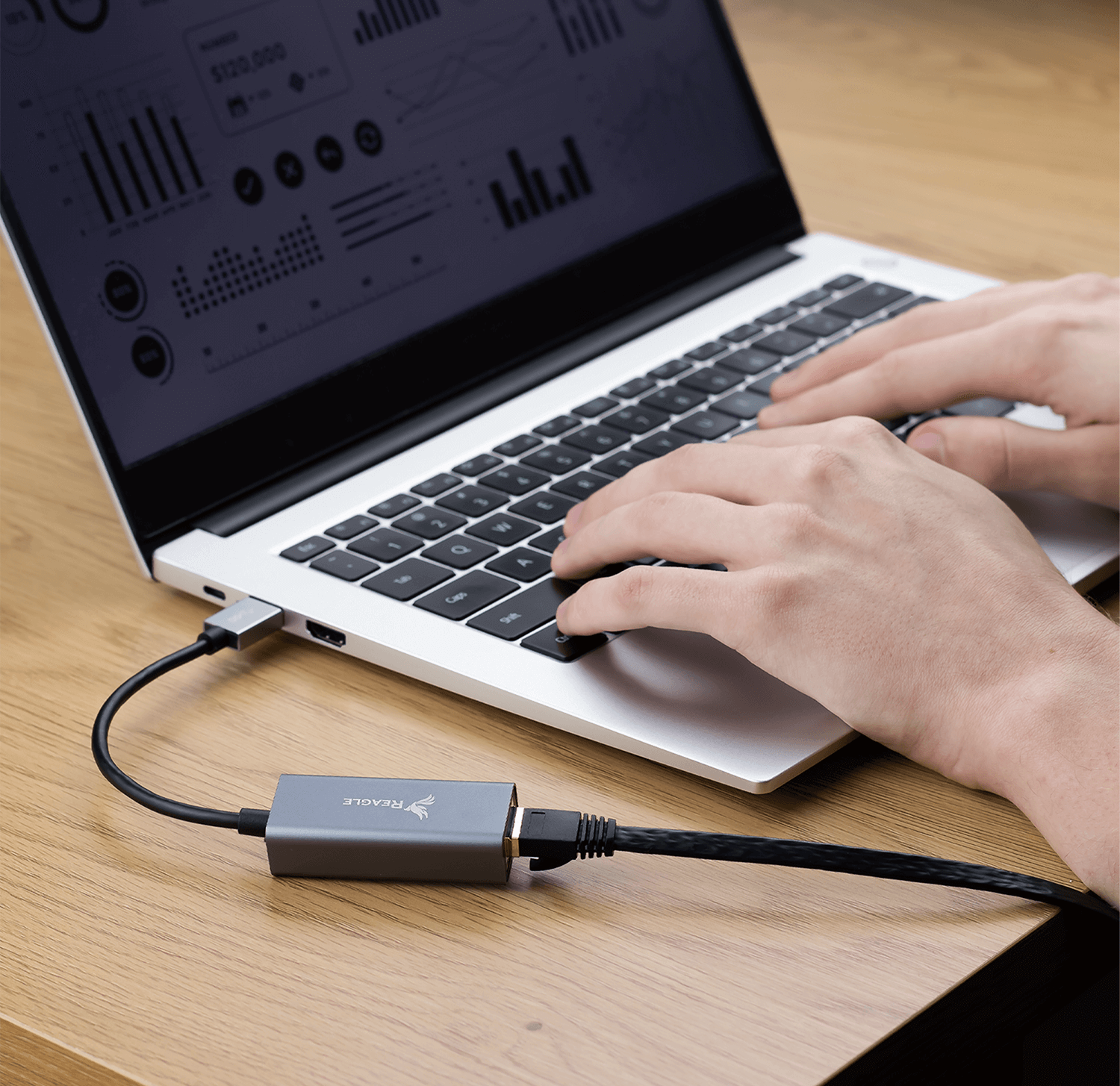 Reagle Netzwerkkarte USB A 3.1 GIGABIT LAN 1000Mb RJ45_1