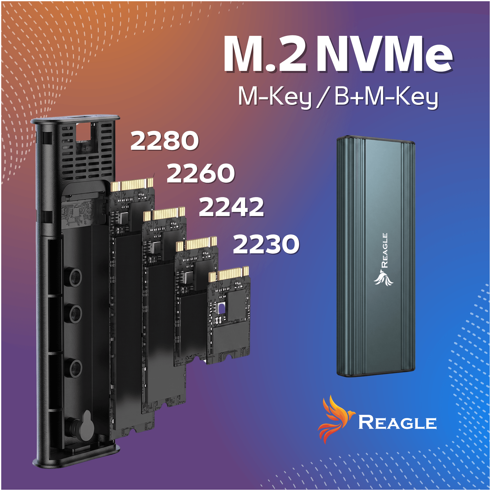 Kieszeń na dysk SSD M.2 NVMe PCIe USB-C 3.2 10Gbps