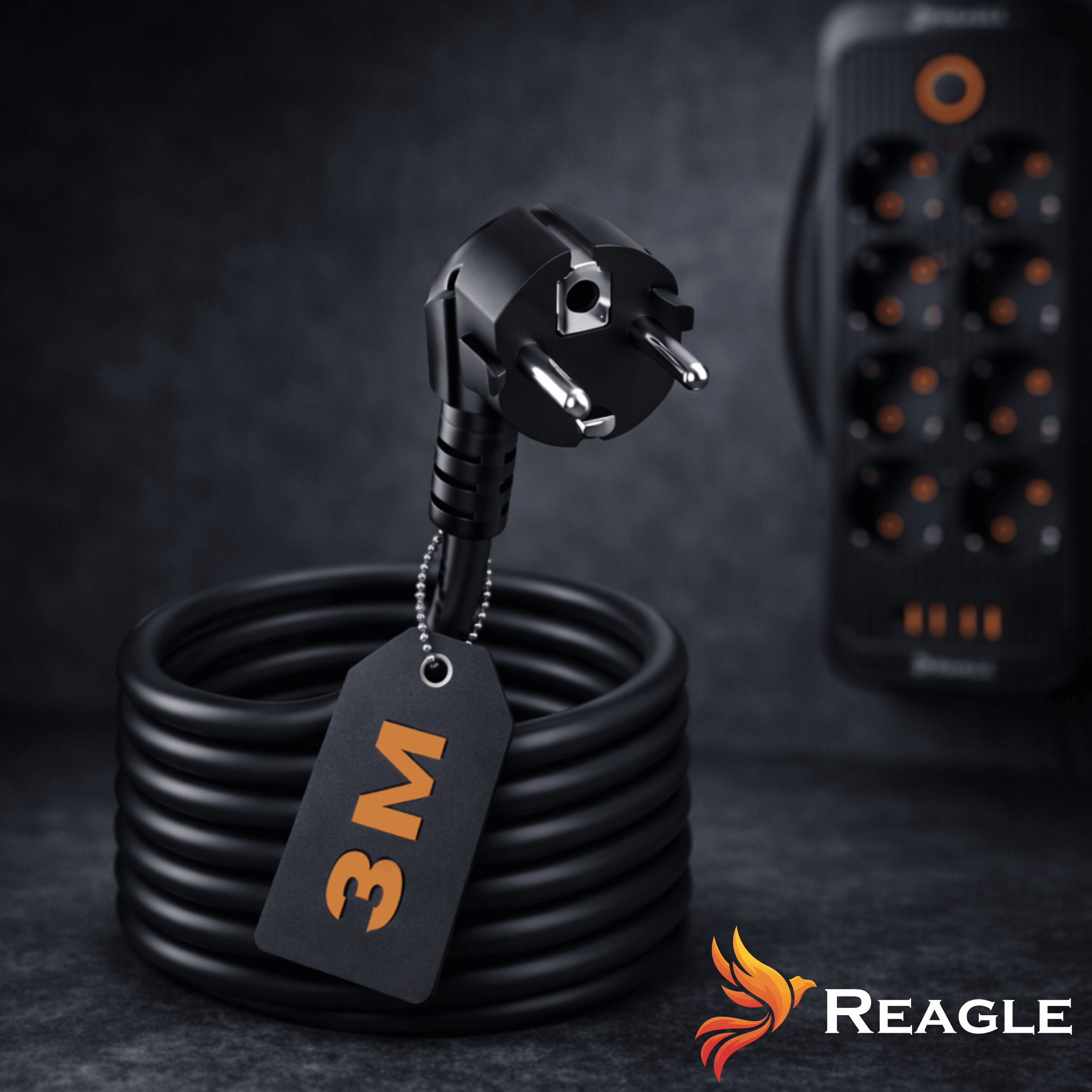 Reagle RSTRIP81 przedłużacz 3 metry do domu biura RTV