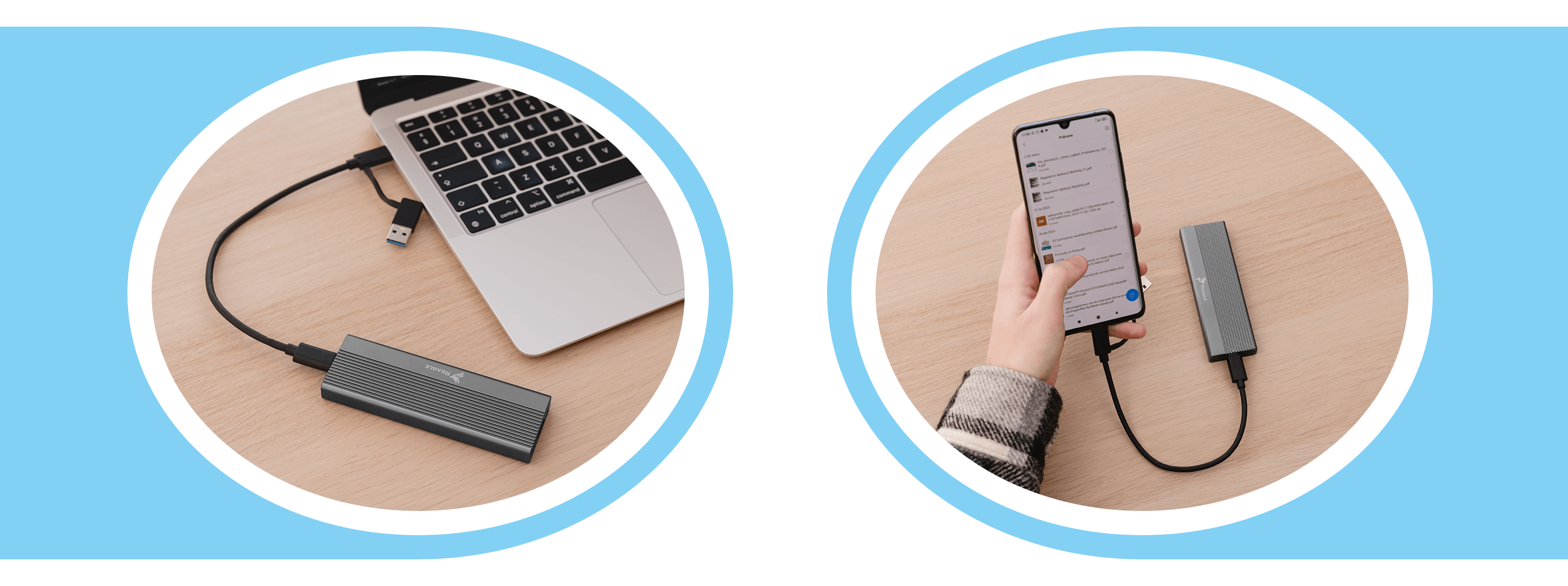 Reagle RE2M2 kompatybilność Windows macOS USB-C USB-A