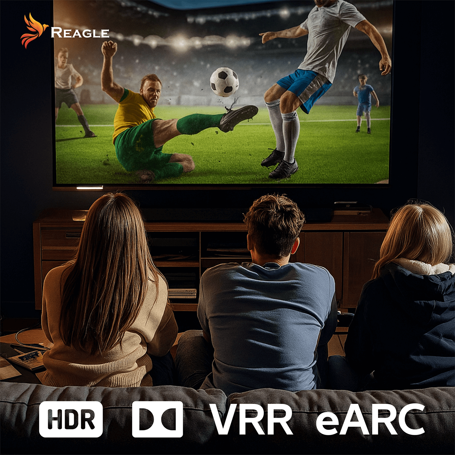 Kabel HDMI 2.1 8K 4K 144Hz 120Hz UHD eARC VRR HDR 48Gbps Przewód TV XBOX 2M_3