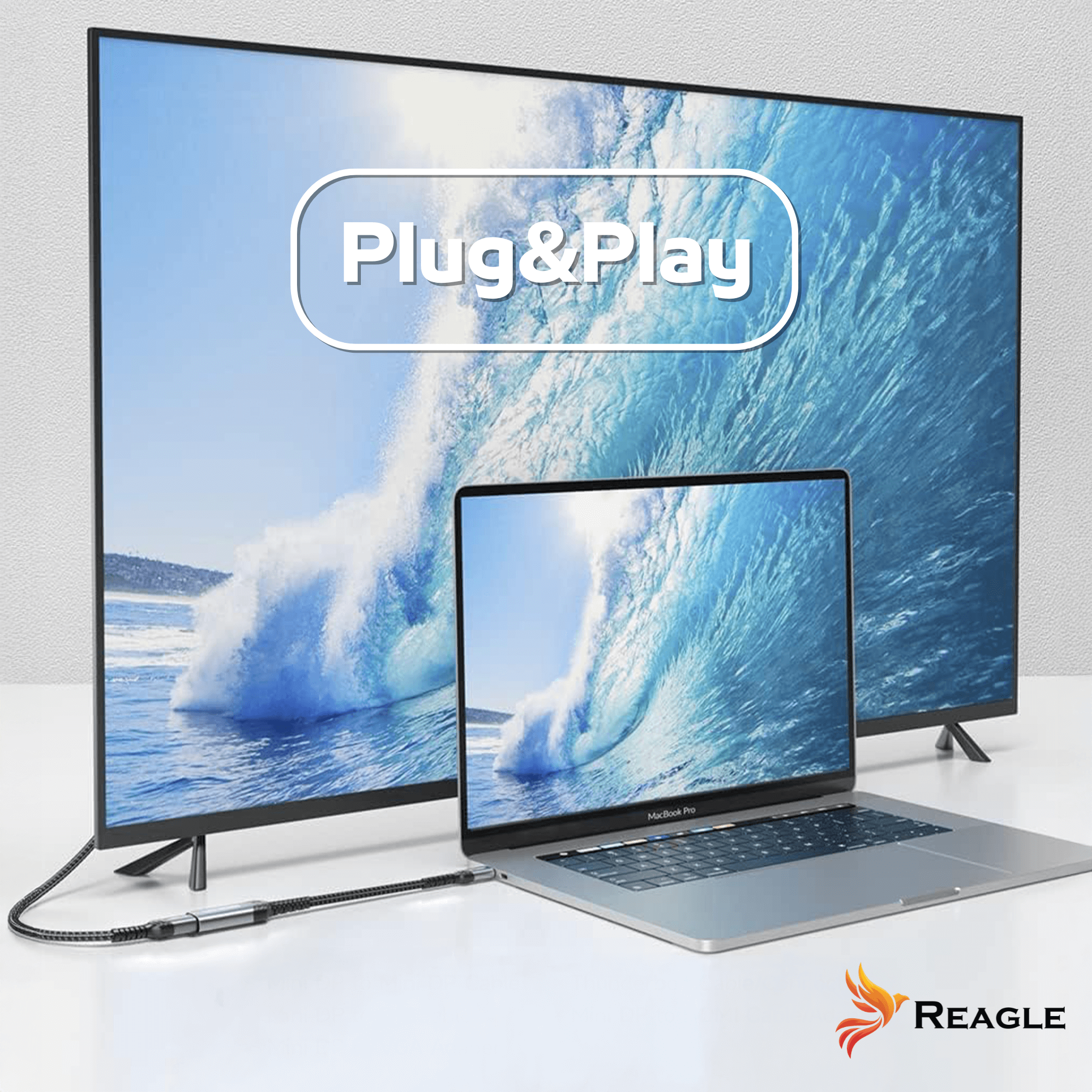 ADAPTER PRZEJŚCIÓWKA USB-C Mini DISPLAYPORT 4K 60Hz TYP-C 3.2 MHL MACBOOK_3