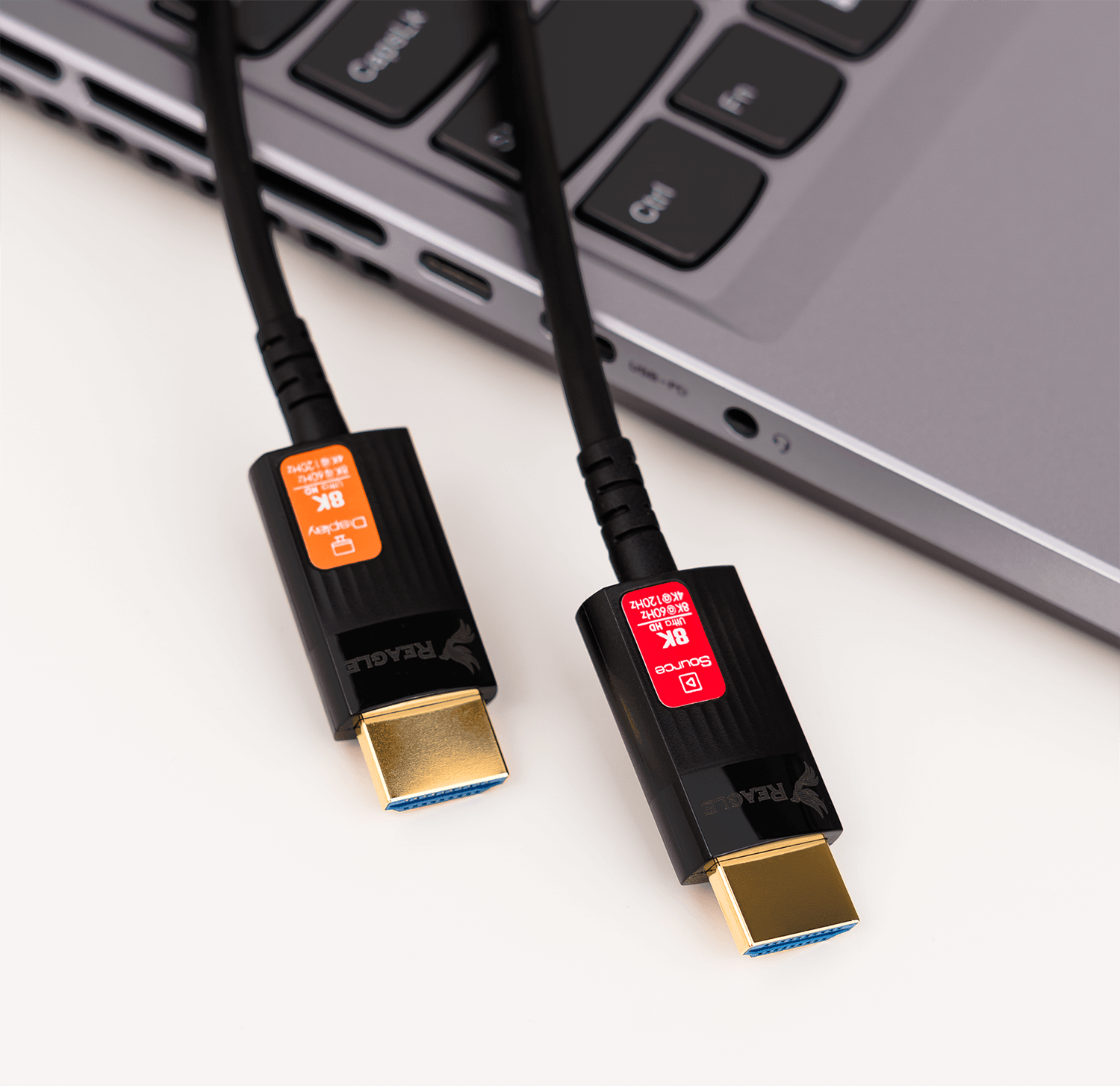 REAGLE Kabel HDMI 2.1 Optyczny 48Gbps AOC 8K 60HZ 4K 120HZ HDR Przewód 15M_3