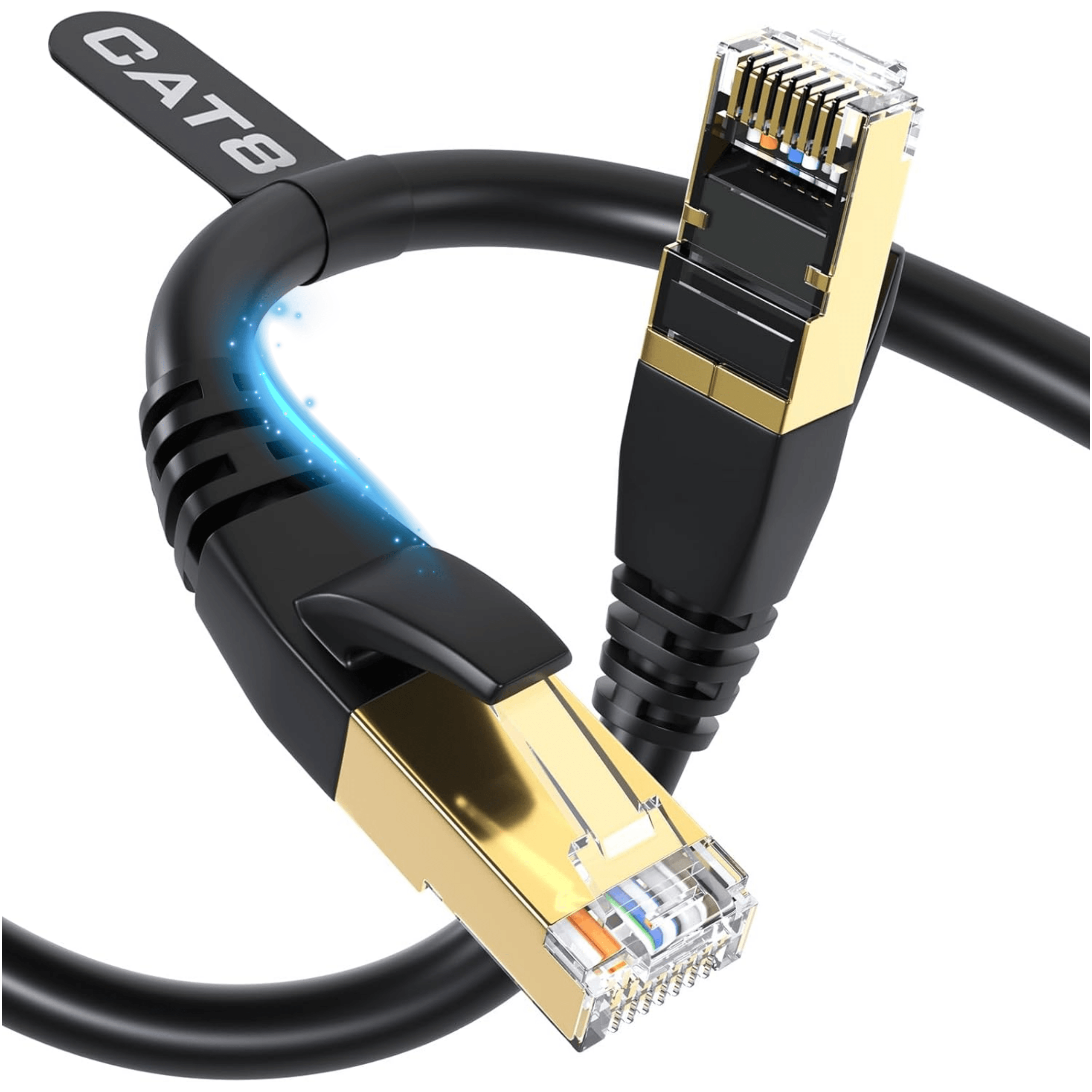 Kabel Ethernet LAN RJ45 Cat 8 SFTP 40Gbps Reagle RE1000M 10m