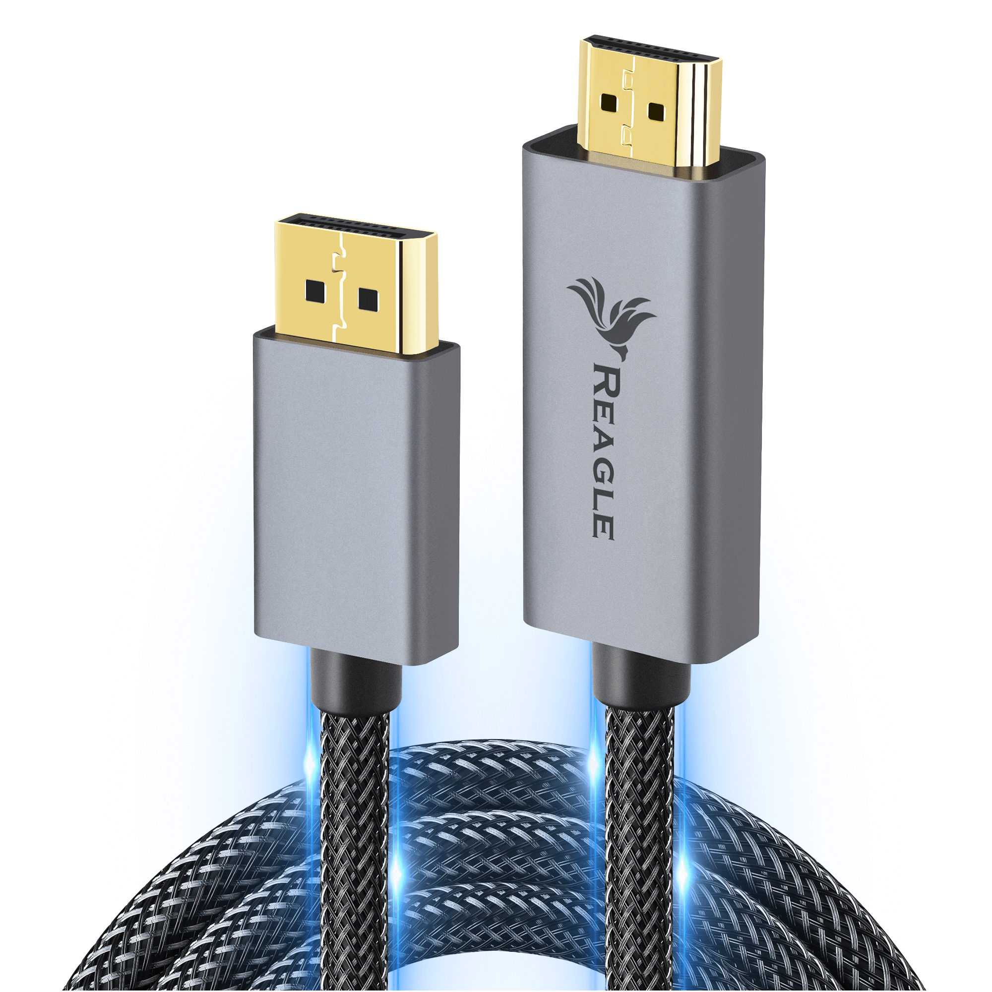 Kabel DisplayPort HDMI Reagle 2m 4K HDR
