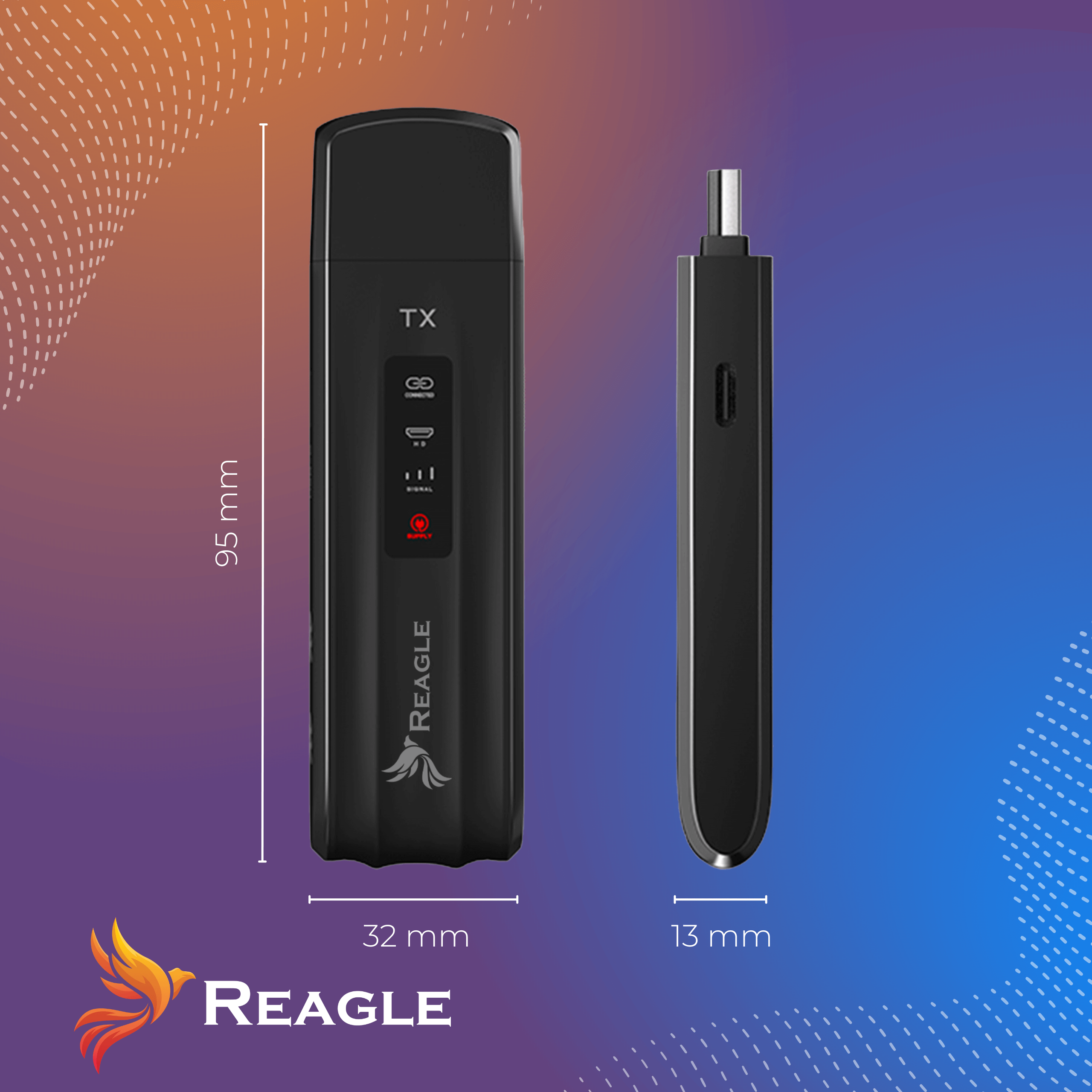 Bezprzewodowy transmiter HDMI Reagle Full HD 1080p 60Hz 50m